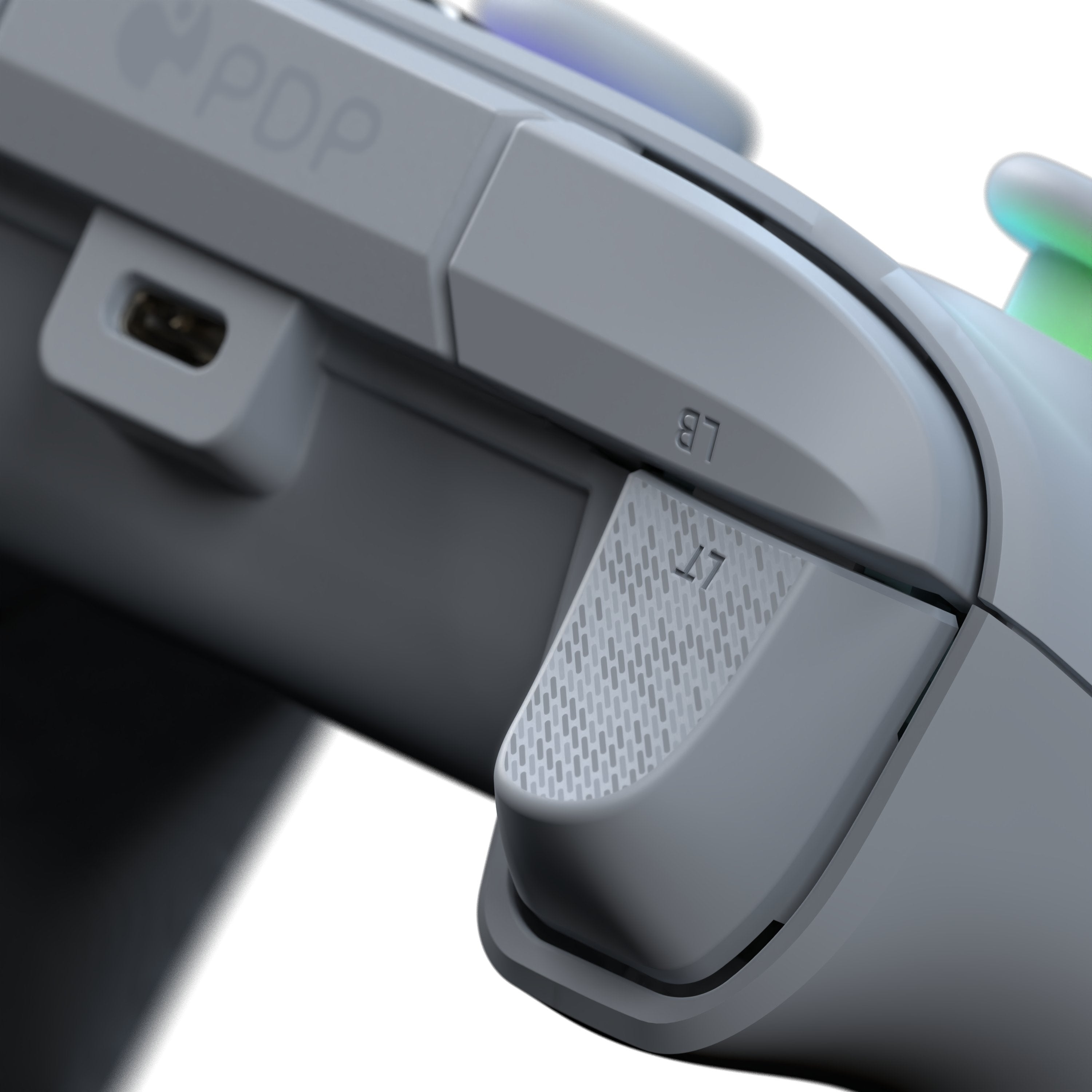 Mando Pdp Afterglow Wave Alámbrico, Gamepad (Gris, Para Xbox Y Pc)