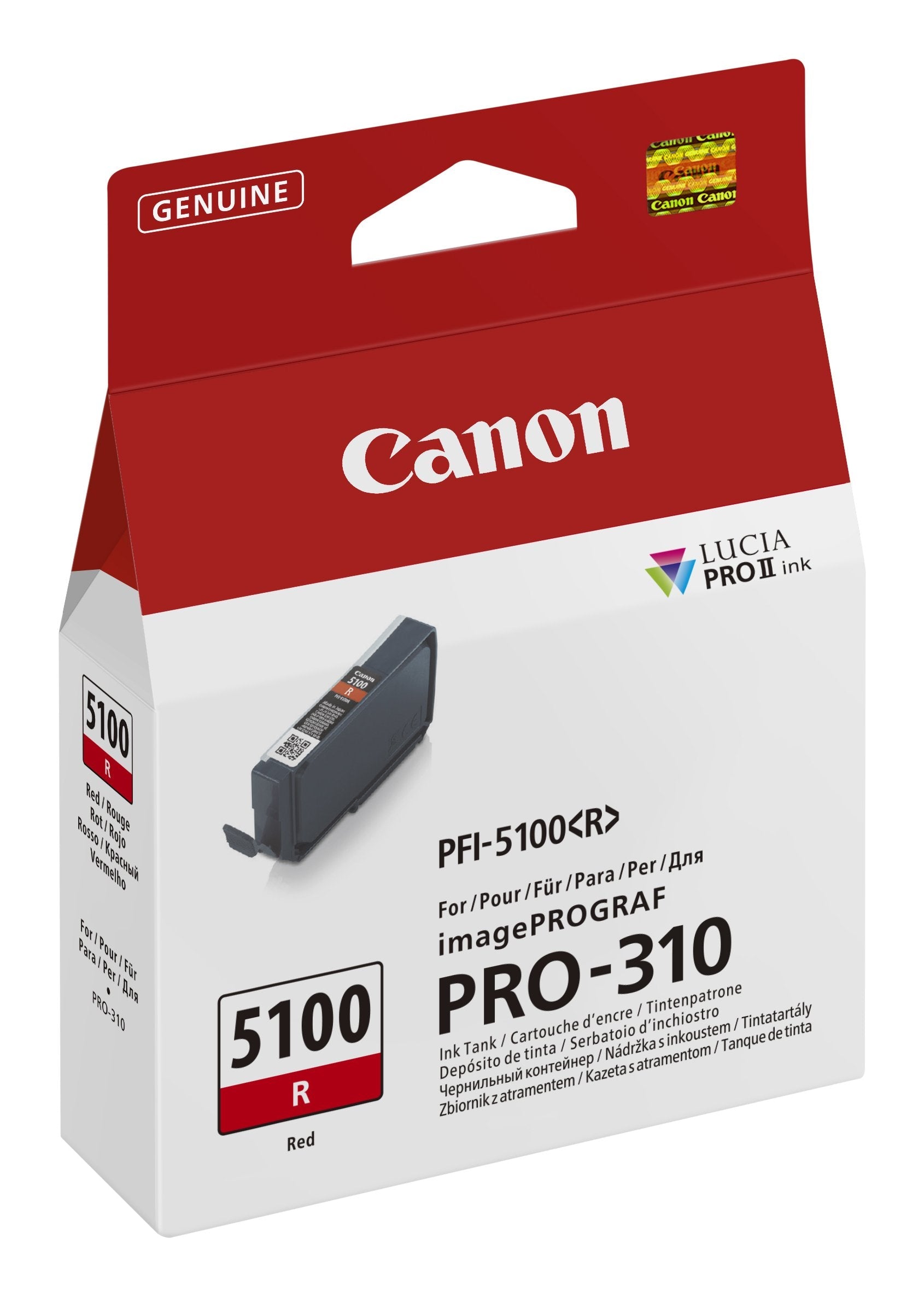 Tinta Canon Rojo 14ml Ipf Pro310