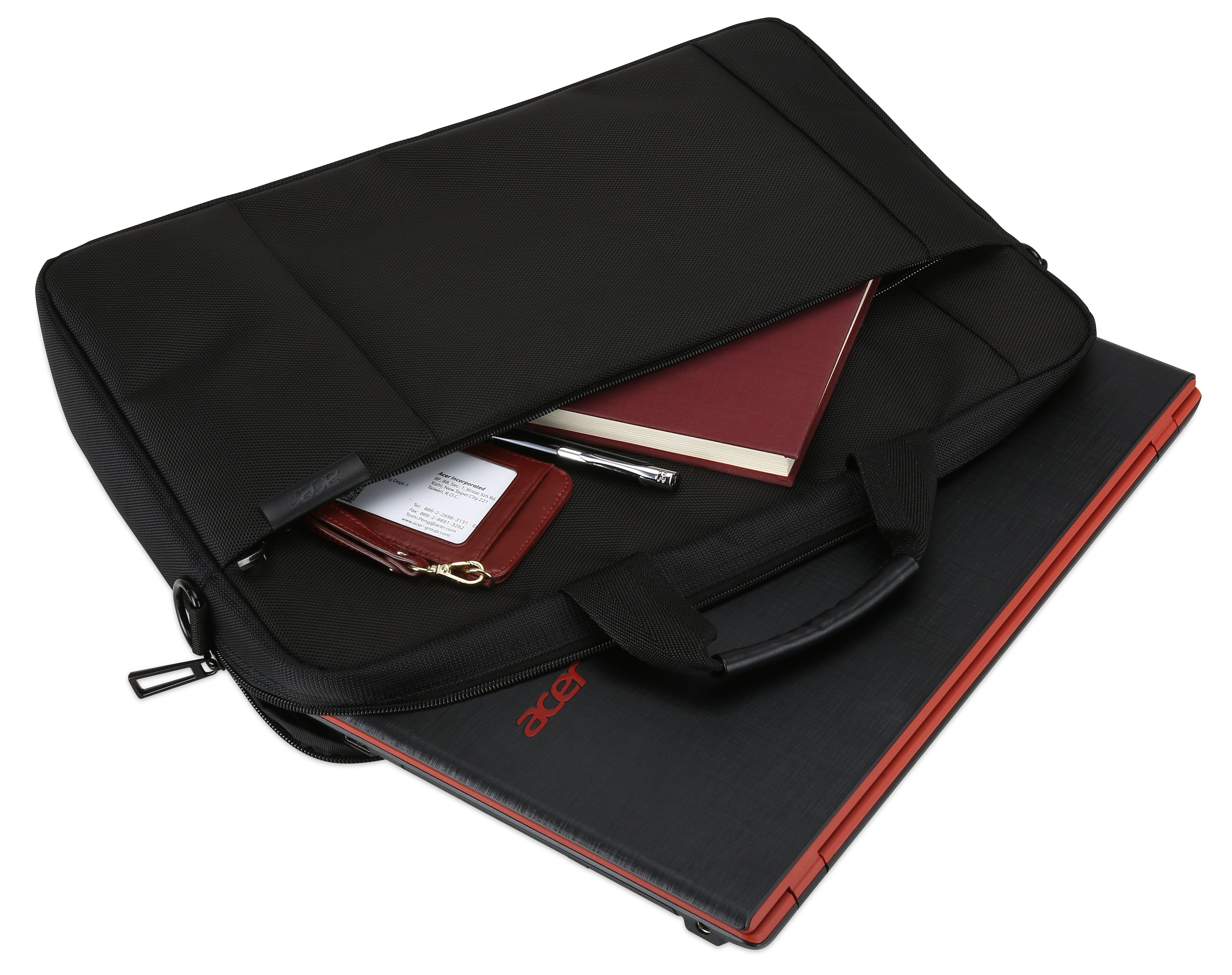 Acer Traveler Case, Maletín, 39,6 Cm (15.6"), Negro