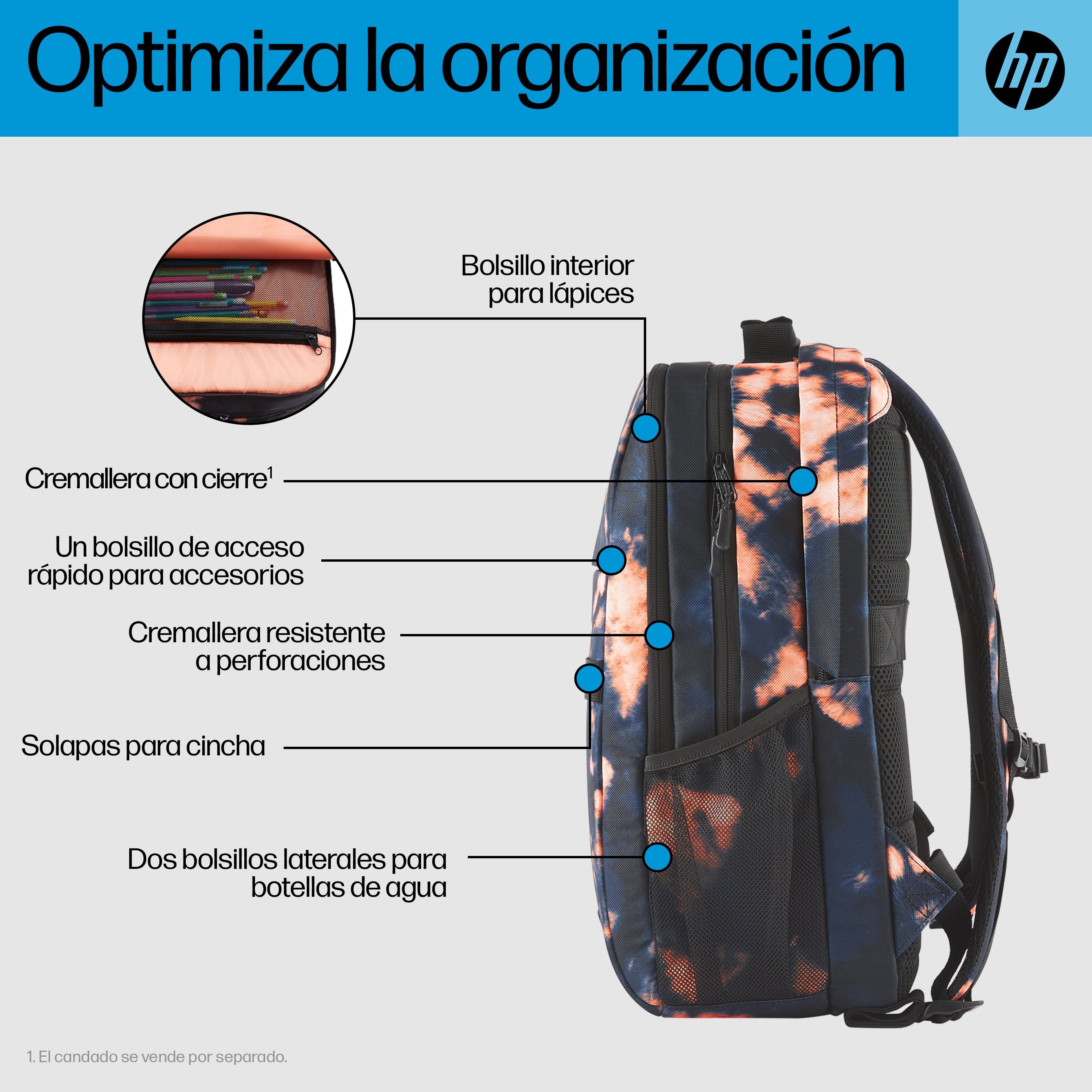 EAN 0197192487594 - HP Campus XL 40,9 cm (16.1") Negro imagen 4