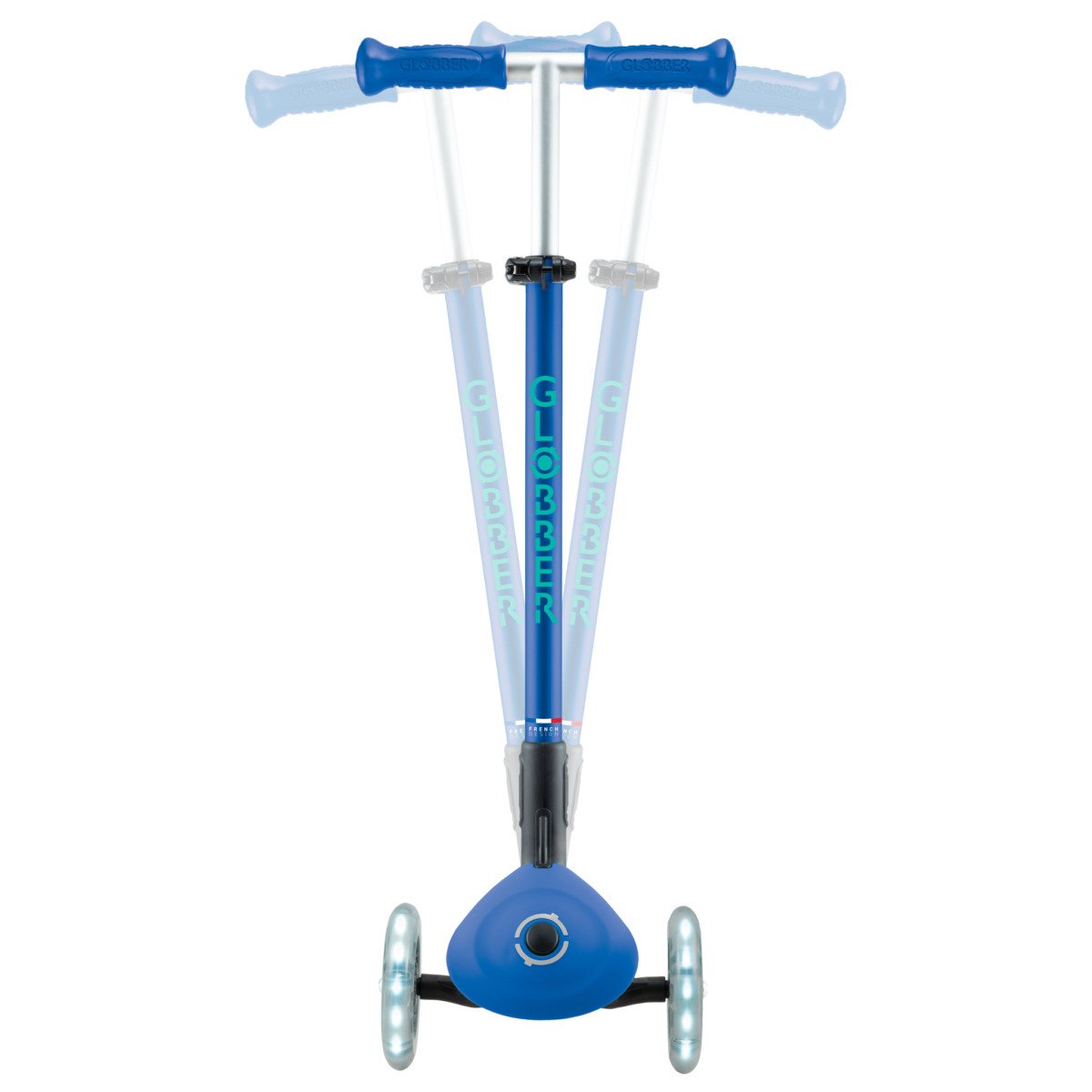 EAN 4895224409663 - Globber Primo Foldable Plus Lights Niños Patinete clásico Azul, Marina imagen 2