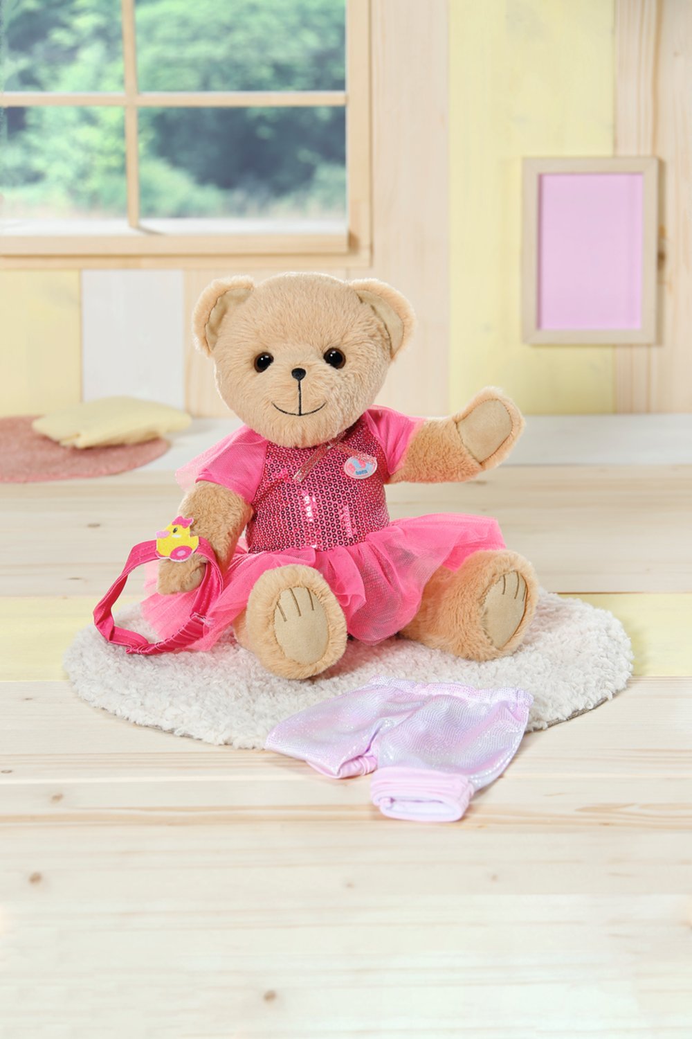 Muñeco Peluche Osito Blanco Baby Born 36cm