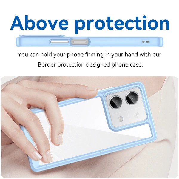 EAN 9145576285237 - Hurtel 9145576285237 funda para teléfono móvil 16,9 cm (6.67") Azul, Transparente imagen 4