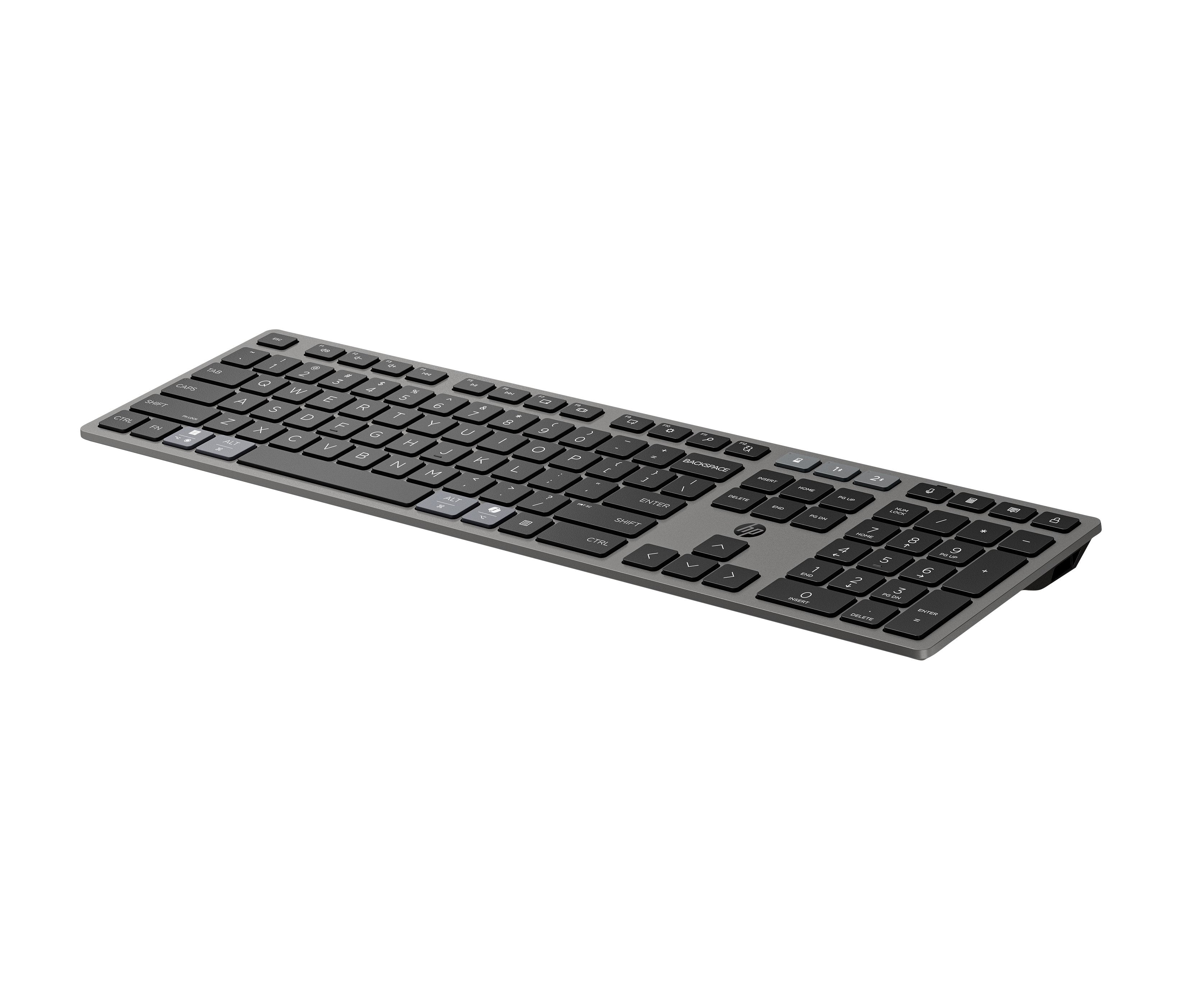 EAN 0198122140756 - HP 720 Multi-Device Rechargeable Wireless Keyboard teclado Hogar / Oficina USB + Bluetooth Negro imagen 13
