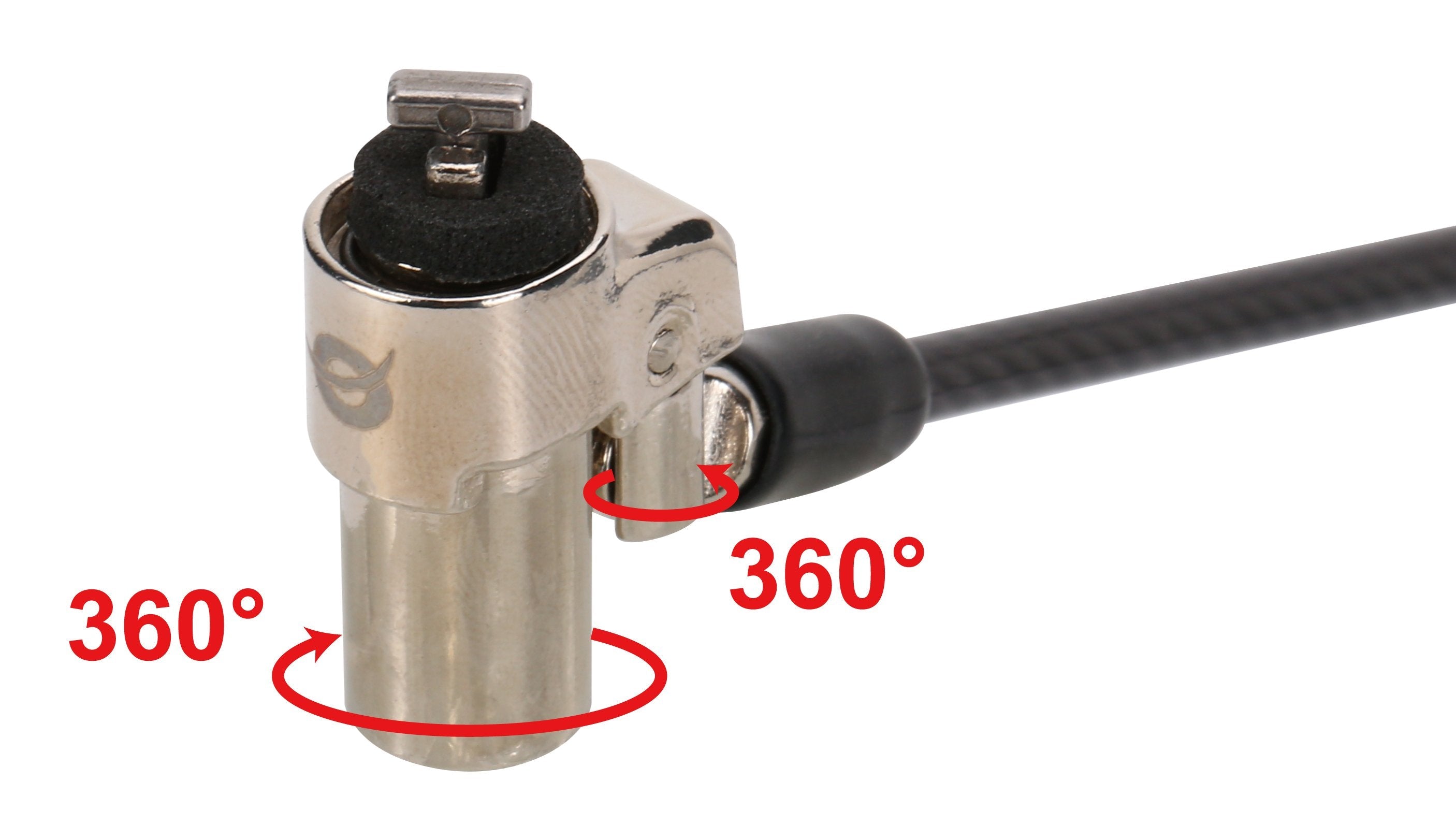 Cable De Seguridad Conceptronic Nano Custodio02bnm Con Llave Compatible Con Llave Maestra