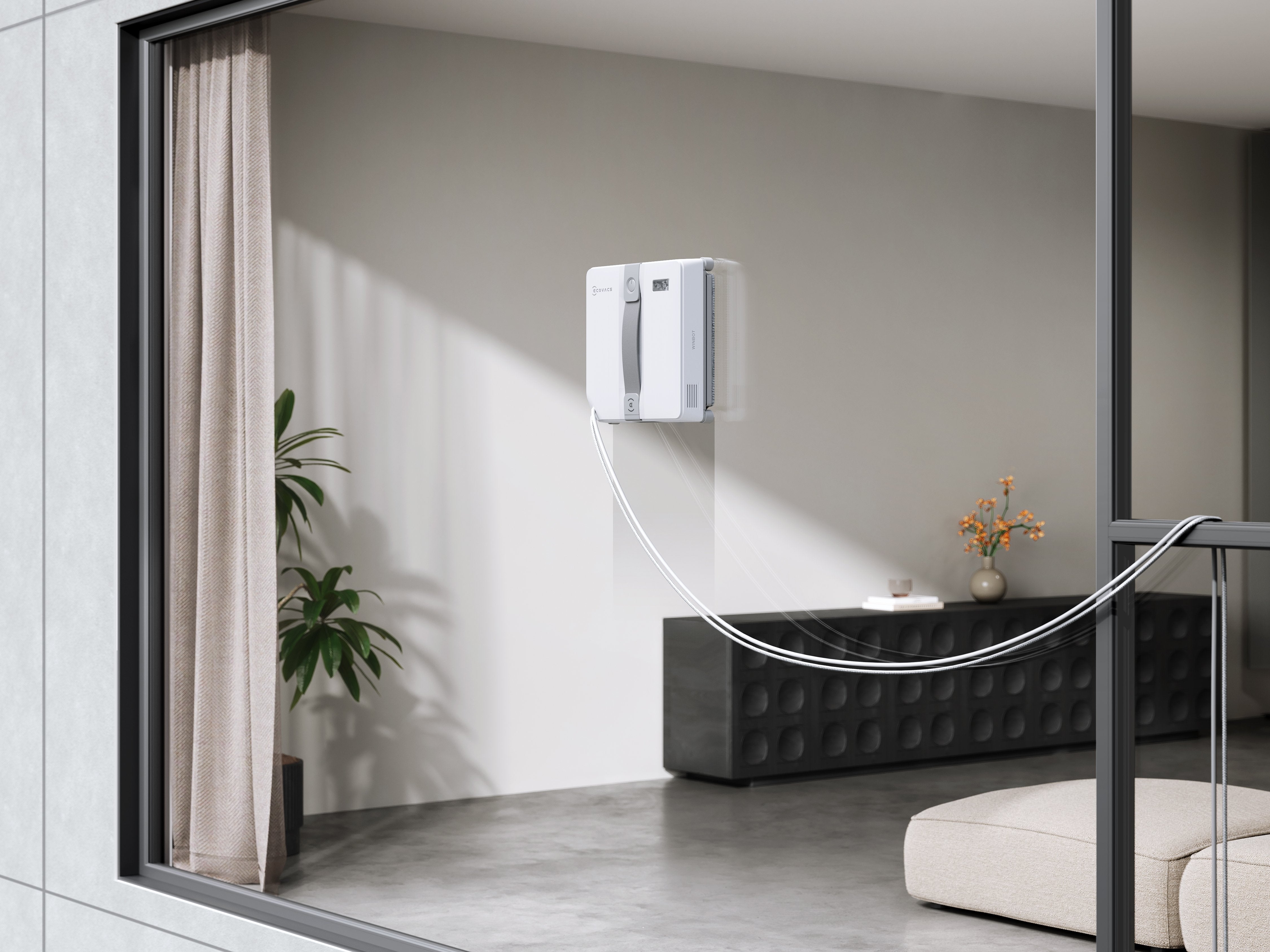 Ecovacs Ecovacs Winbot Fensterroboter Mini Gris Wg841-01td