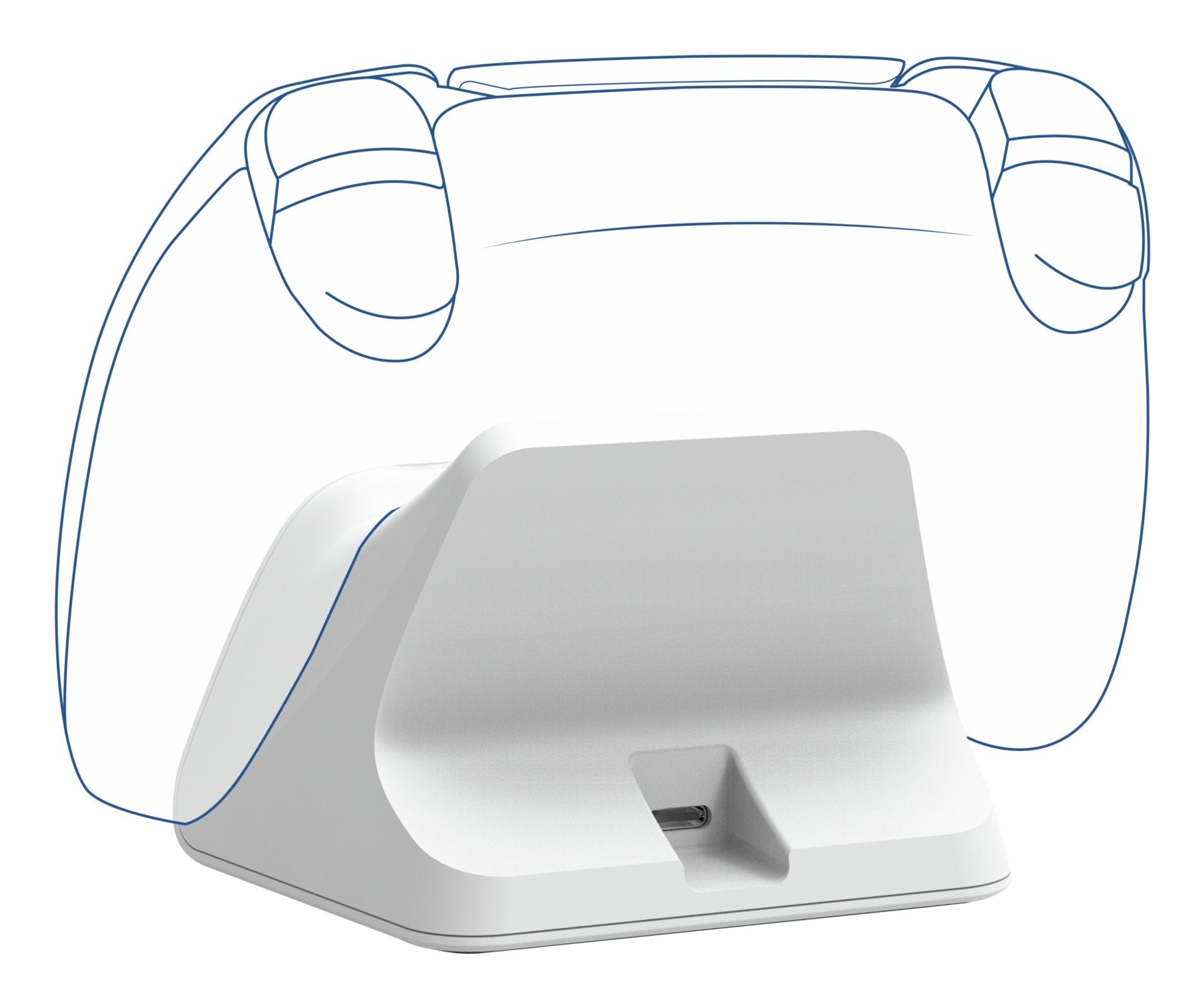 Base De Carga Rapida Para Ps5 Gxt 255 Blanco Trust Soporte De Carga Rápida / Indicadores Lumínicos
