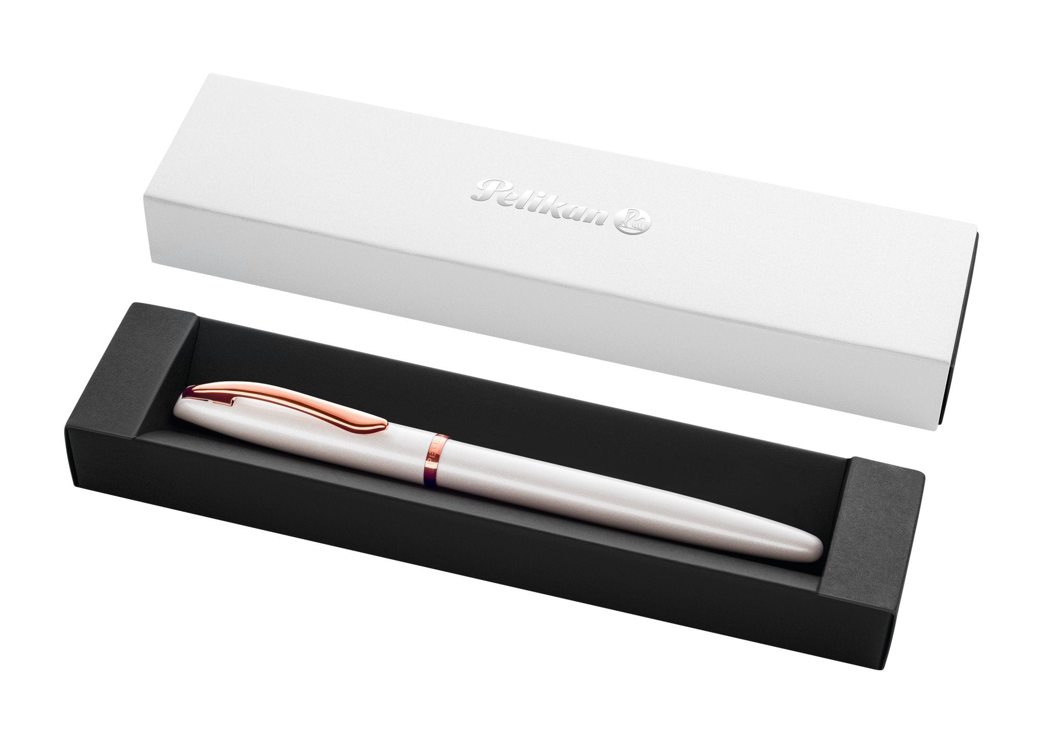 EAN 4012700821805 - Pelikan Jazz Noble Elegance P36 pluma estilográfica Sistema de carga por cartucho Oro, Perlado, Blanco 1 imagen 5
