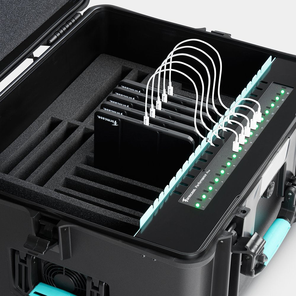 Formcase Transformercase T10m-Pd Perf. Plus Estación De Almacenamiento Y Carga Para Dispositivos Portátiles Negro