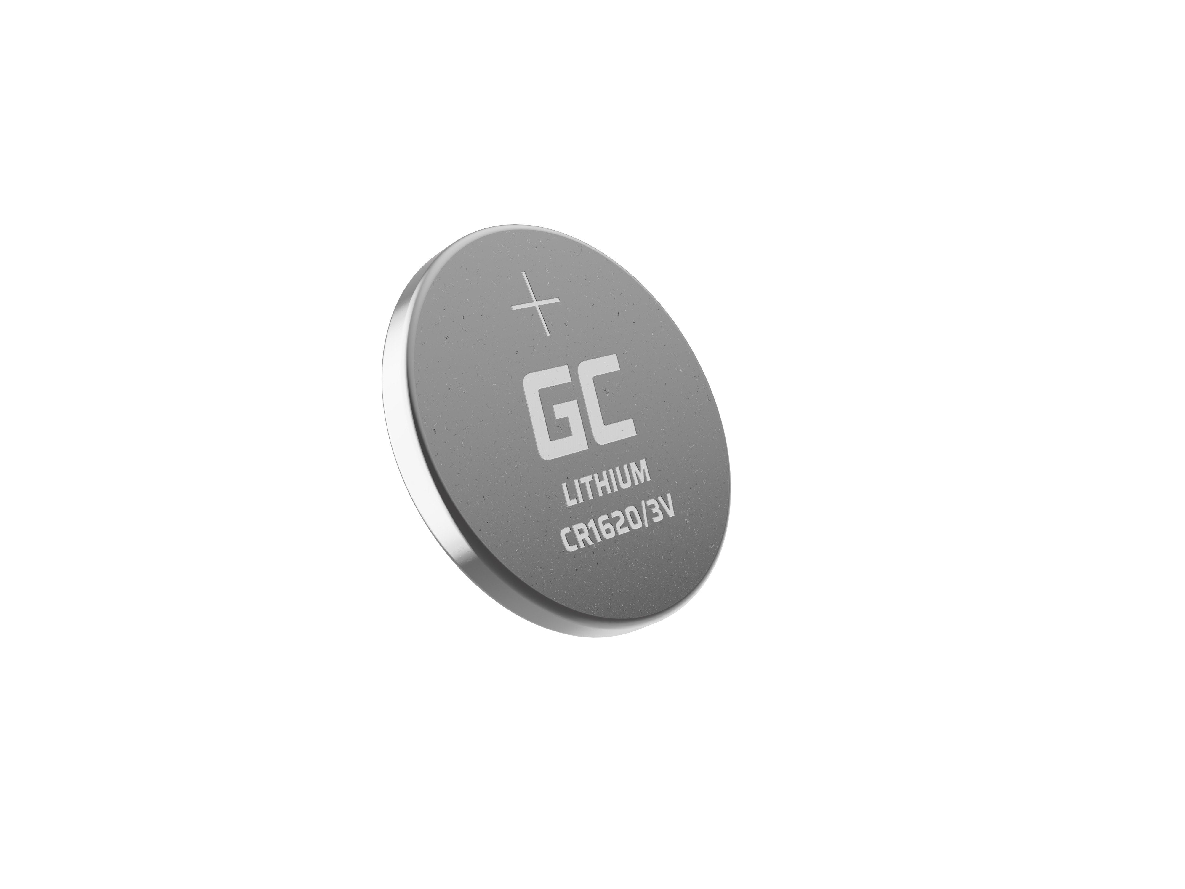Greencell 5x Battery Lithium Cr1620 3v 70mah