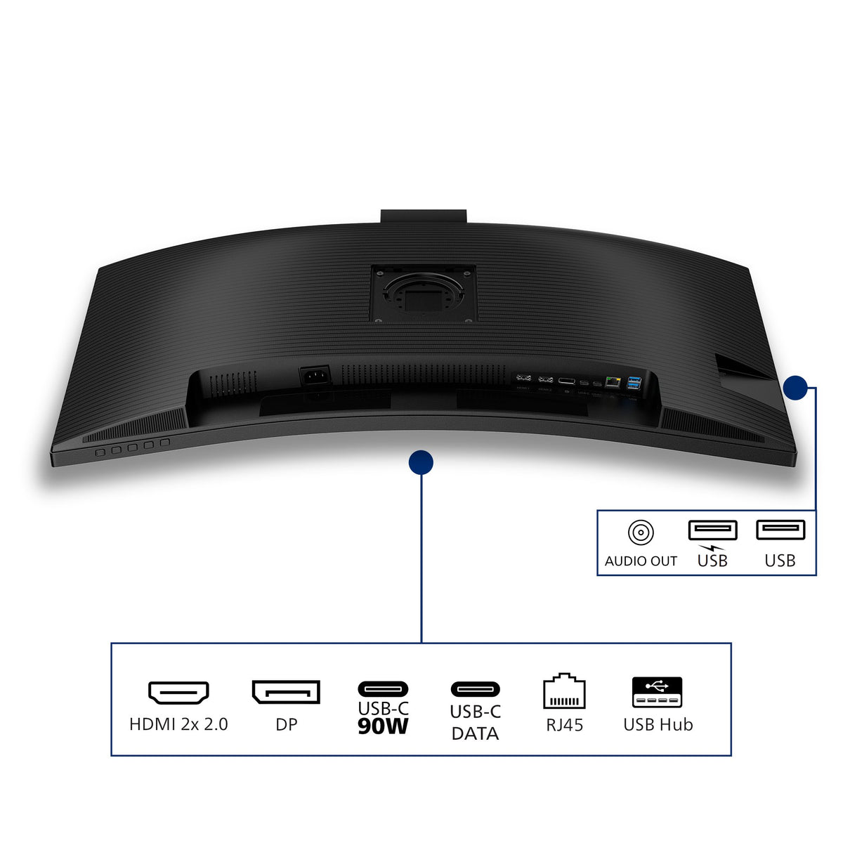 EAN 8721038004441 - Philips 3000 series 34B2U3600CH/00 pantalla para PC 86,4 cm (34") 3440 x 1440 Pixeles Wide Quad HD LCD Ne imagen 5