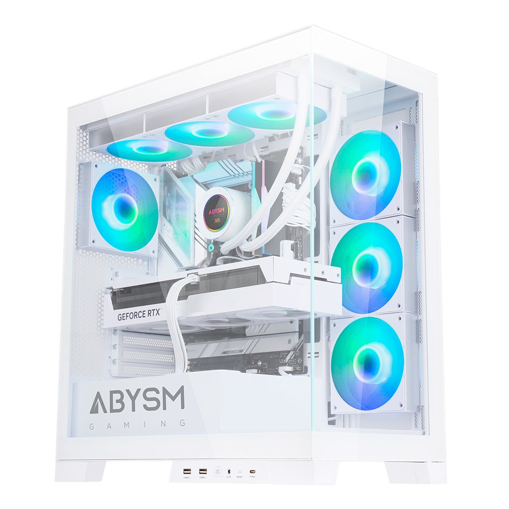 EAN 6974560223275 - ABYSM Danube Sava H500 White Escritorio Transparente, Blanco imagen 1