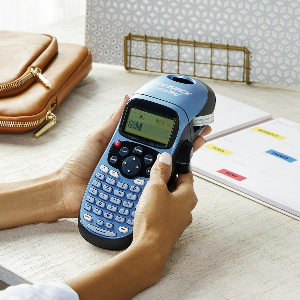 Dymo Letratag Lt-100 H Black