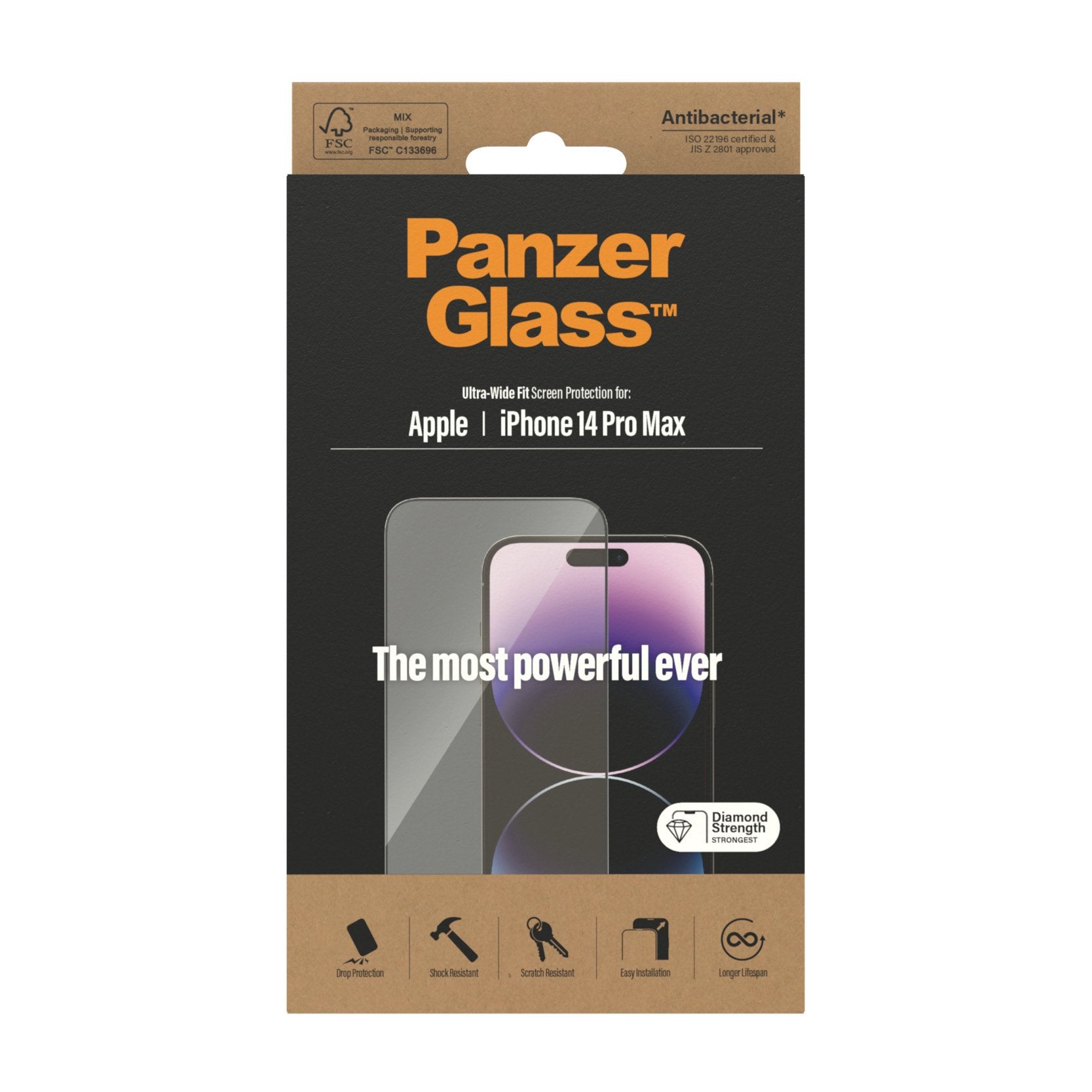 Panzerglass Ultra-Wide Fit Apple Iphone Protector De Pantalla Iphone 14 Pro Max