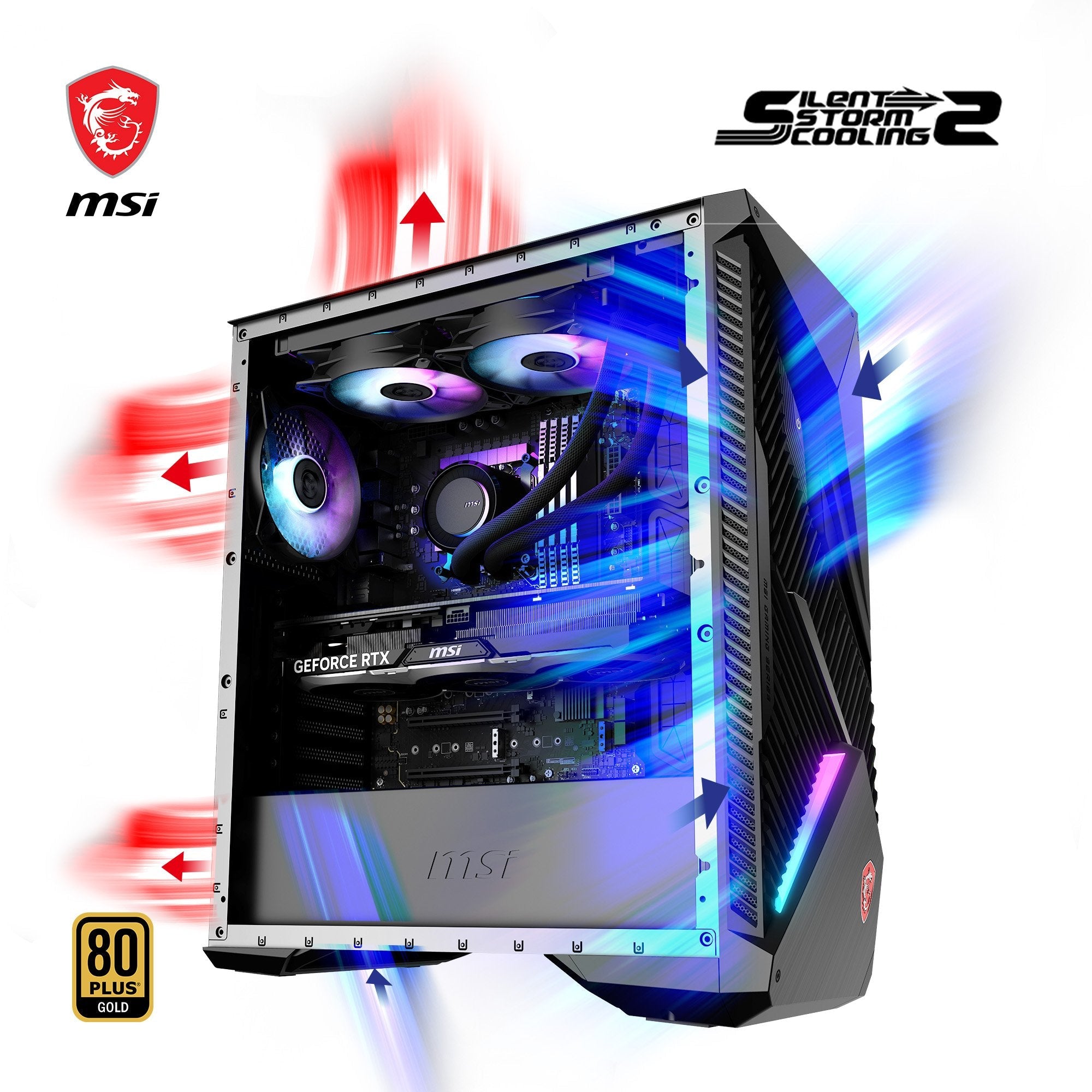 Pc Gaming Msi Mpg Infinite X2 14nug7-460at Intel® Core I7 I7-14700kf 32 Gb Ddr5-Sdram 1 Tb Ssd Nvidia Geforce Rtx 4080 Super Windows 11 Home