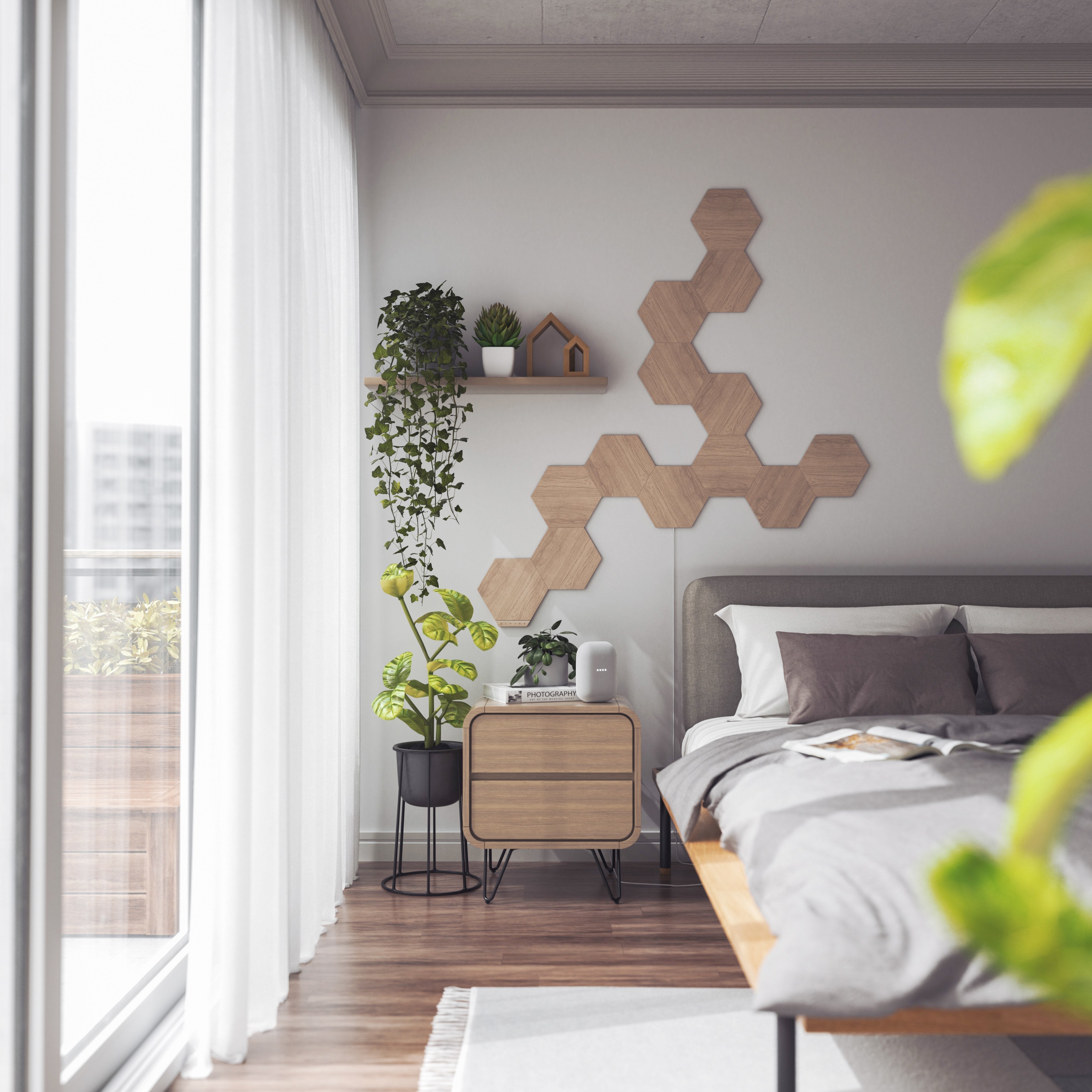 Panel Led Nanoleaf Elements Hexagons Starterkit 13pk