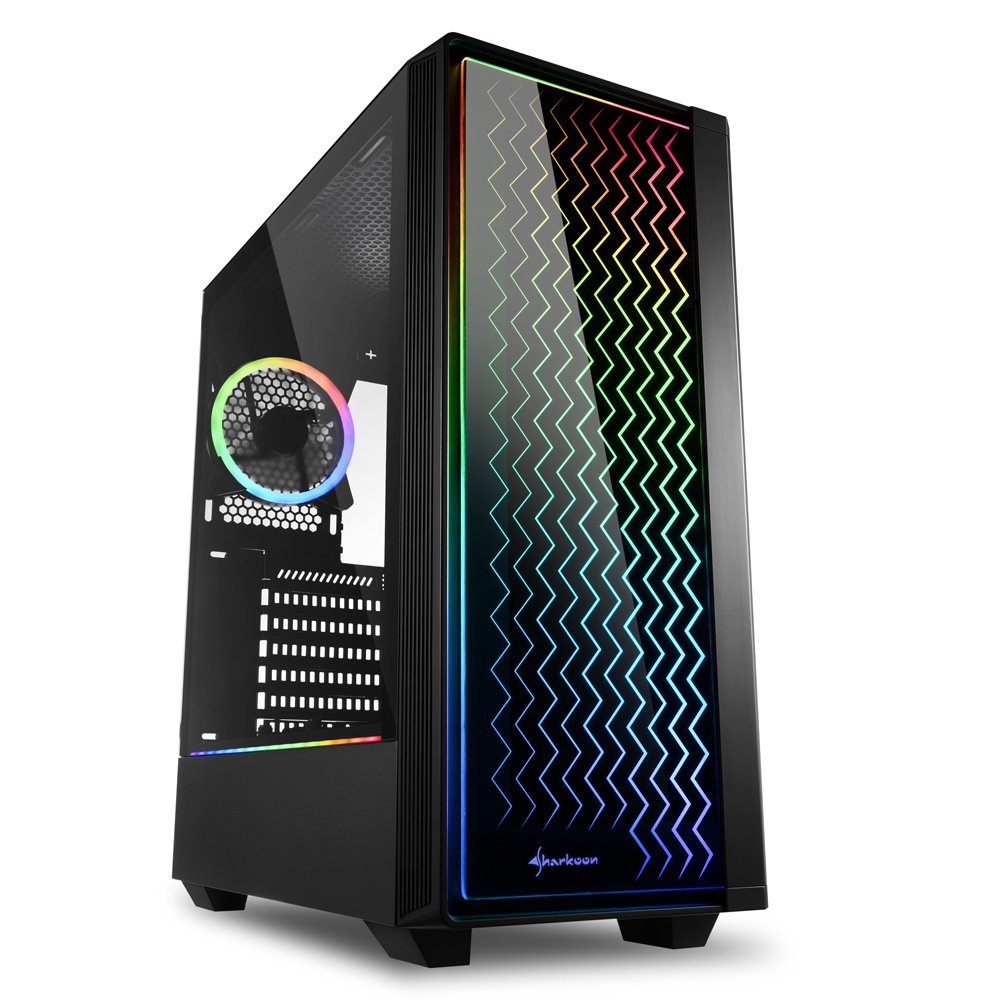 EAN 4044951028160 - Sharkoon RGB LIT 200 Midi Tower Negro imagen 1