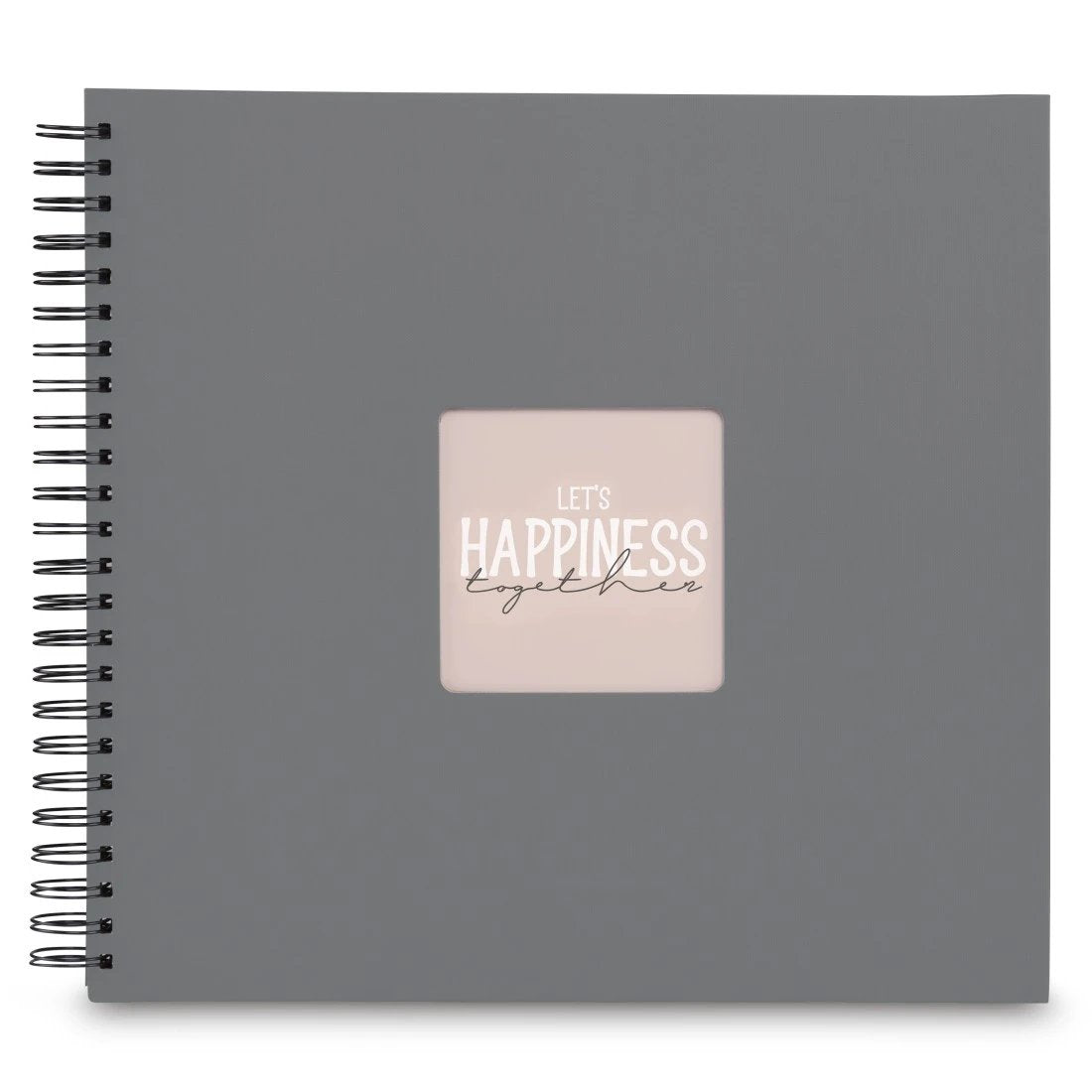 Hama Fine Art Spiral Steingrau 36x32 50 Schwarze Seiten 9841