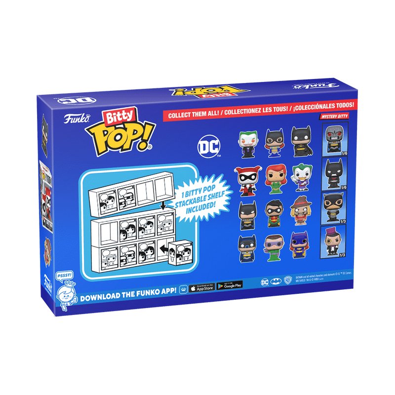 Blister 4 Figuras Bitty Pop Dc Comics The Joker