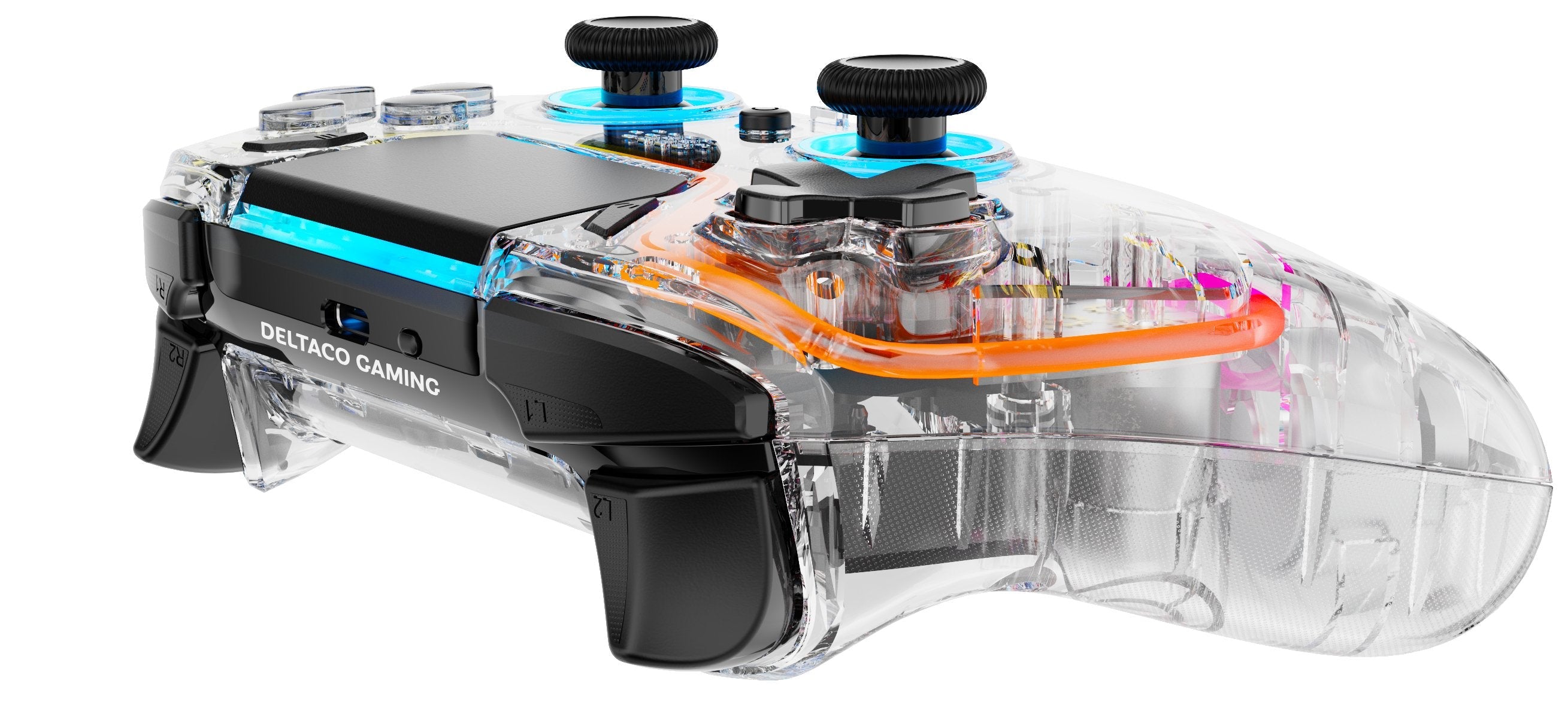 Deltaco Ps4/Pc Controller Wireless/Bt Transparent