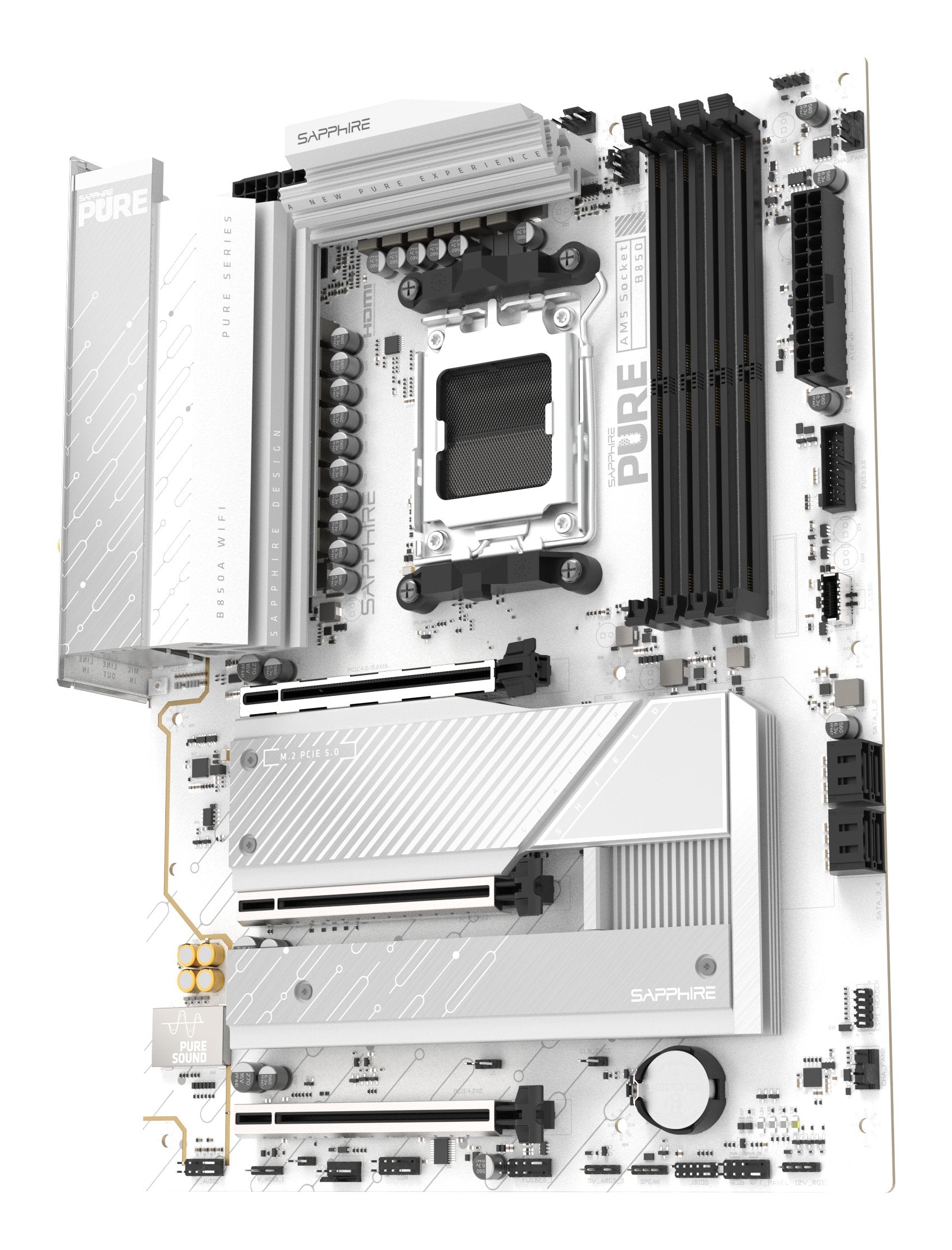 EAN 4895106296954 - Sapphire PURE B850A WIFI 7 AMD B850 Zócalo AM5 ATX imagen 3