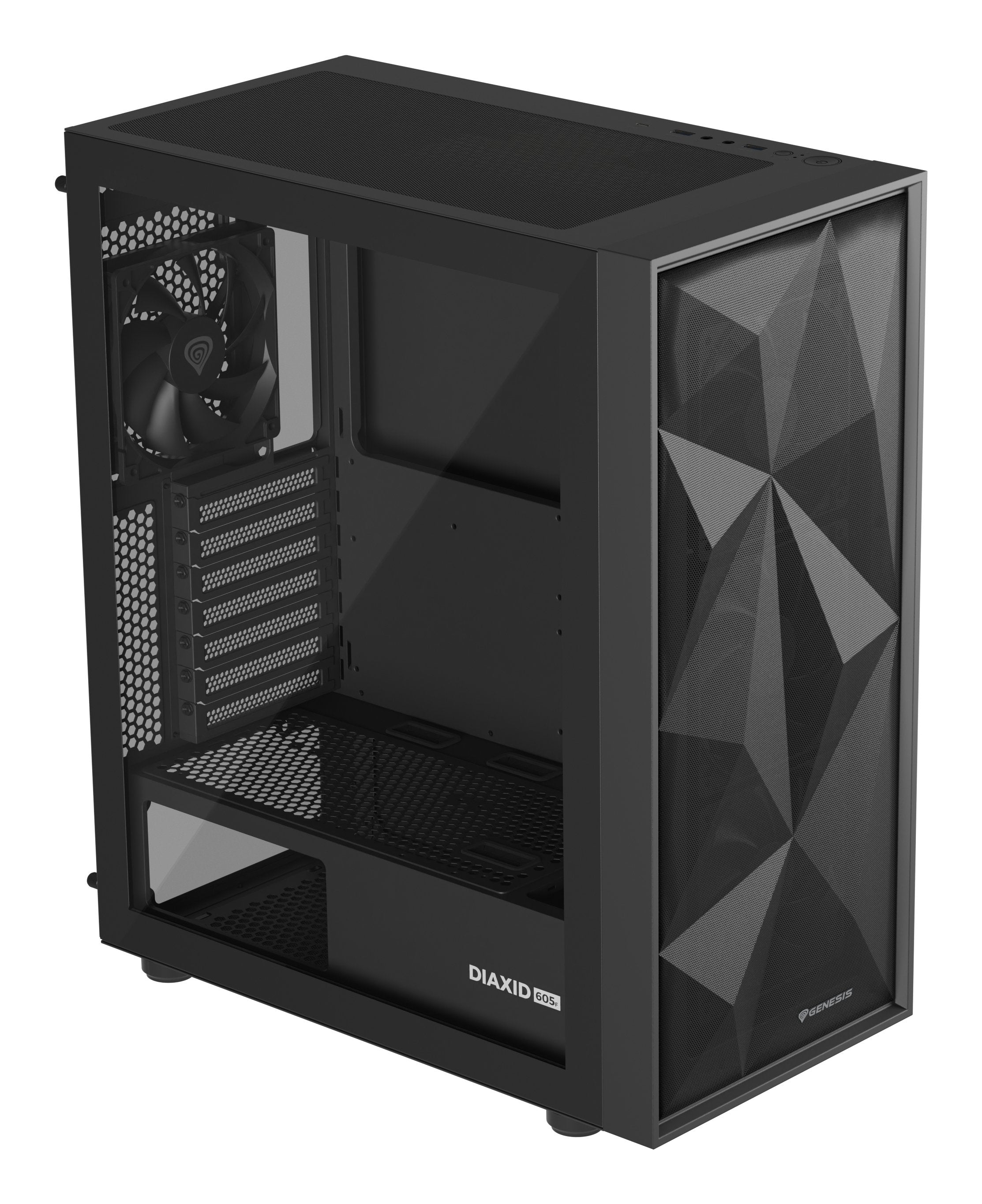 EAN 5901969439212 - GENESIS Diaxid 605F Midi Tower Negro imagen 9