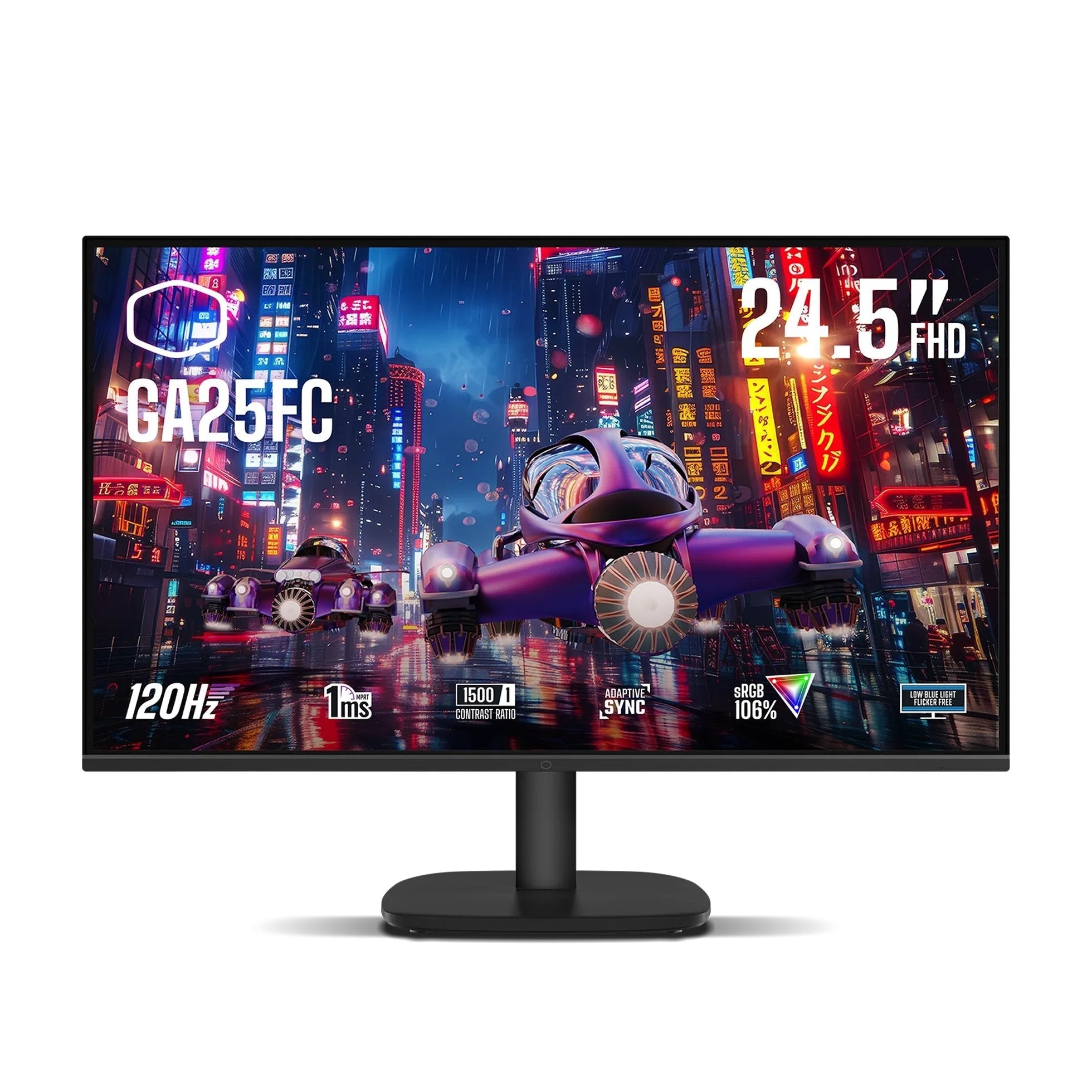 Cooler Master Ga25fc (62.2 Cm (24.5 Zoll), Negro, Fullhd, Ips, Adaptive-Sync, 120hz Panel) Cmi-Ga25fc-Eu