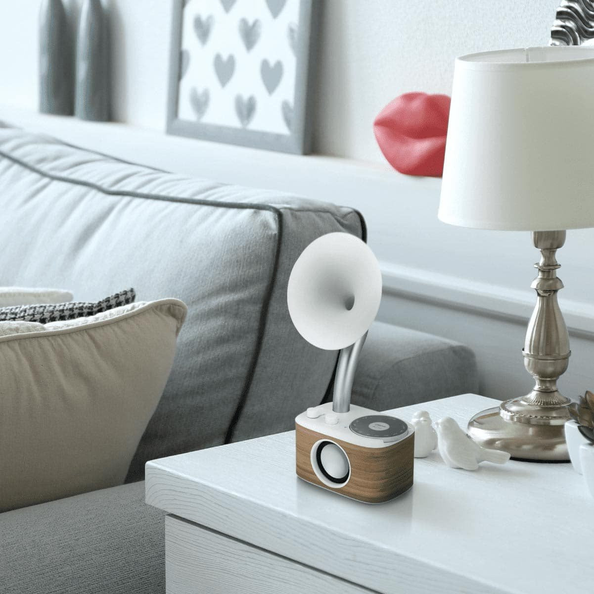 Sangean Wr-45 White Radio Portátil