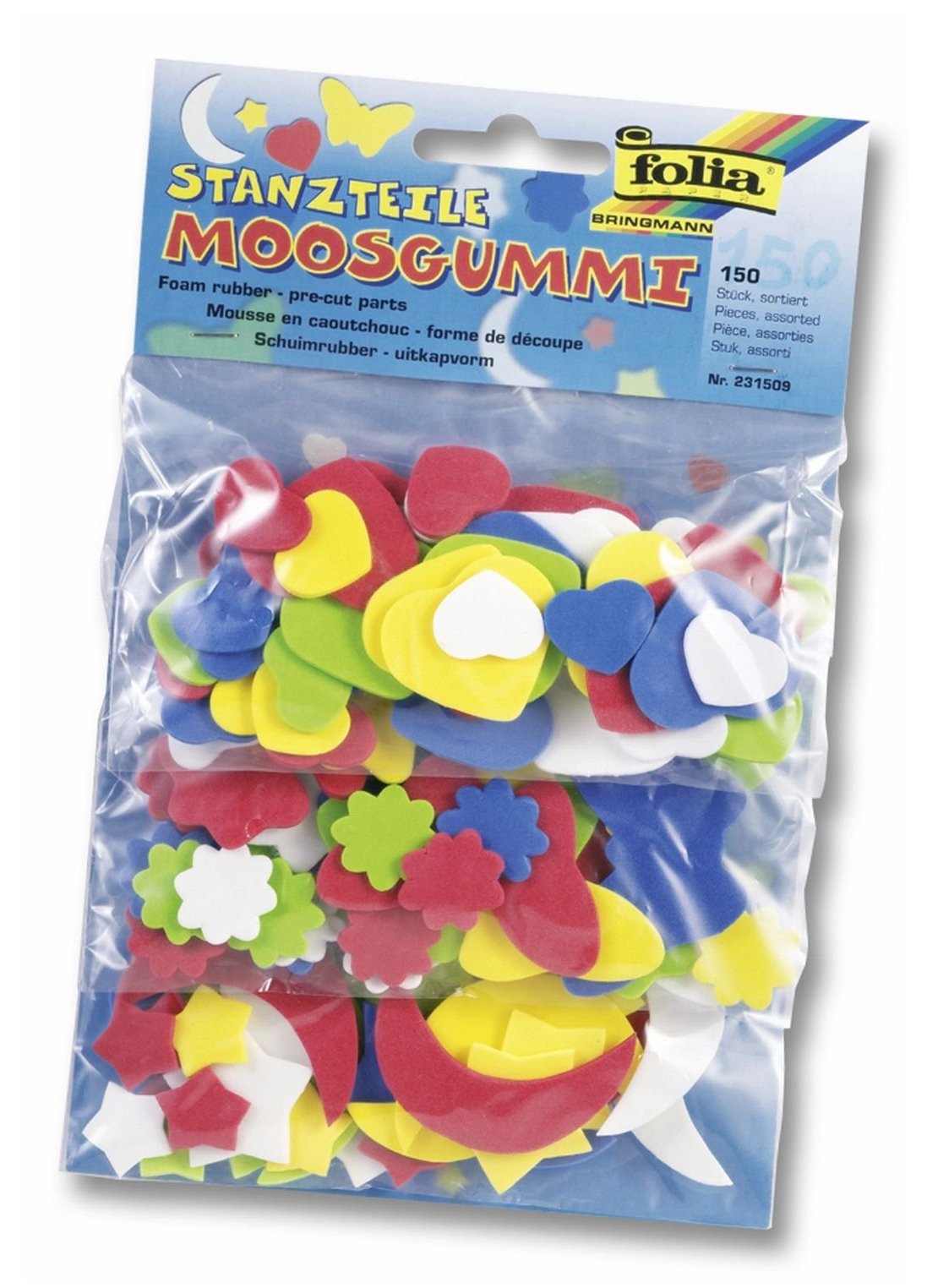 Folia Moosgummi Multicolor