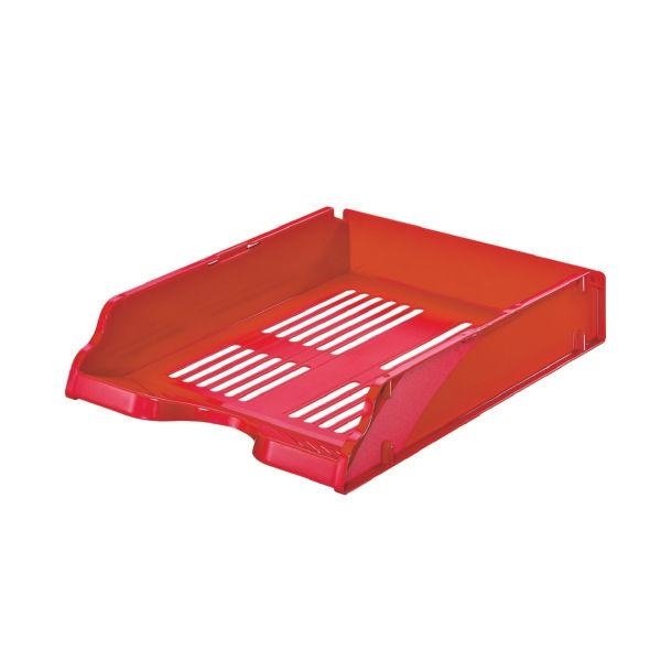 Esselte Bandeja Portadocumentos Transit Apilable A4 Estándar Rojo