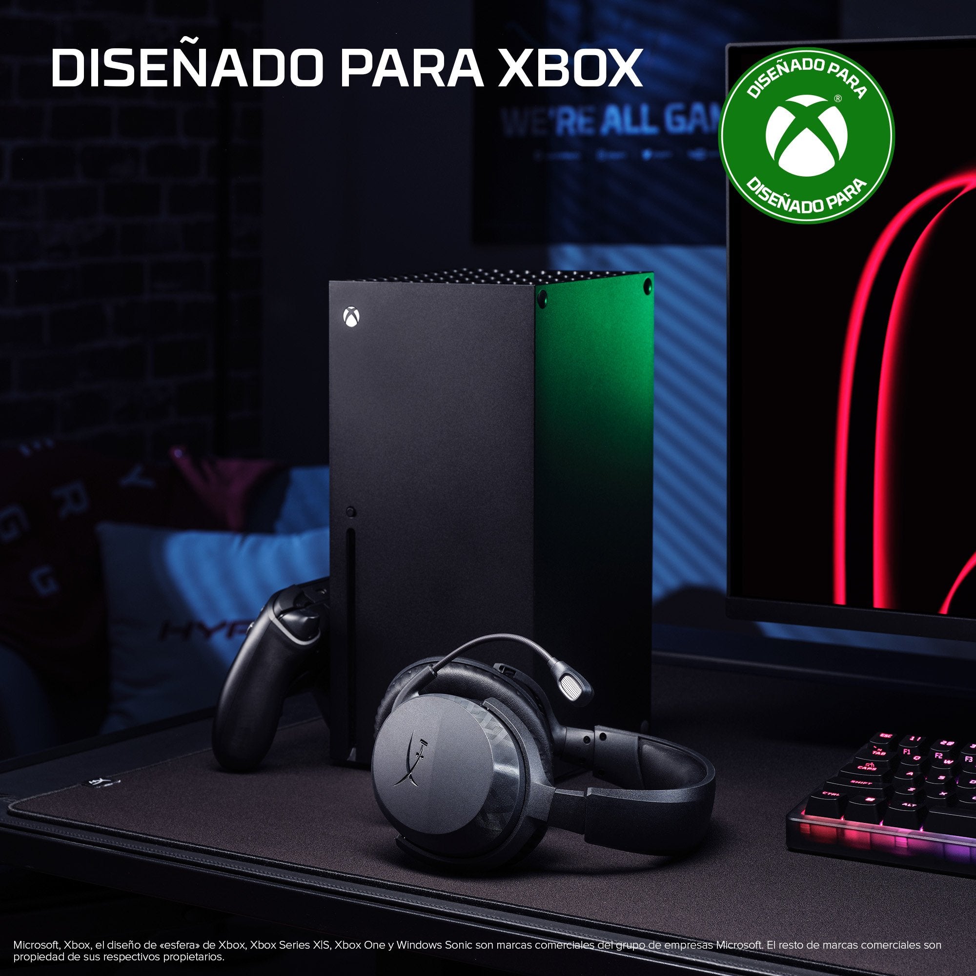 EAN 0199251514678 - HyperX CloudX Stinger 3 Wireless Gaming Headset Xbox Negro imagen 3