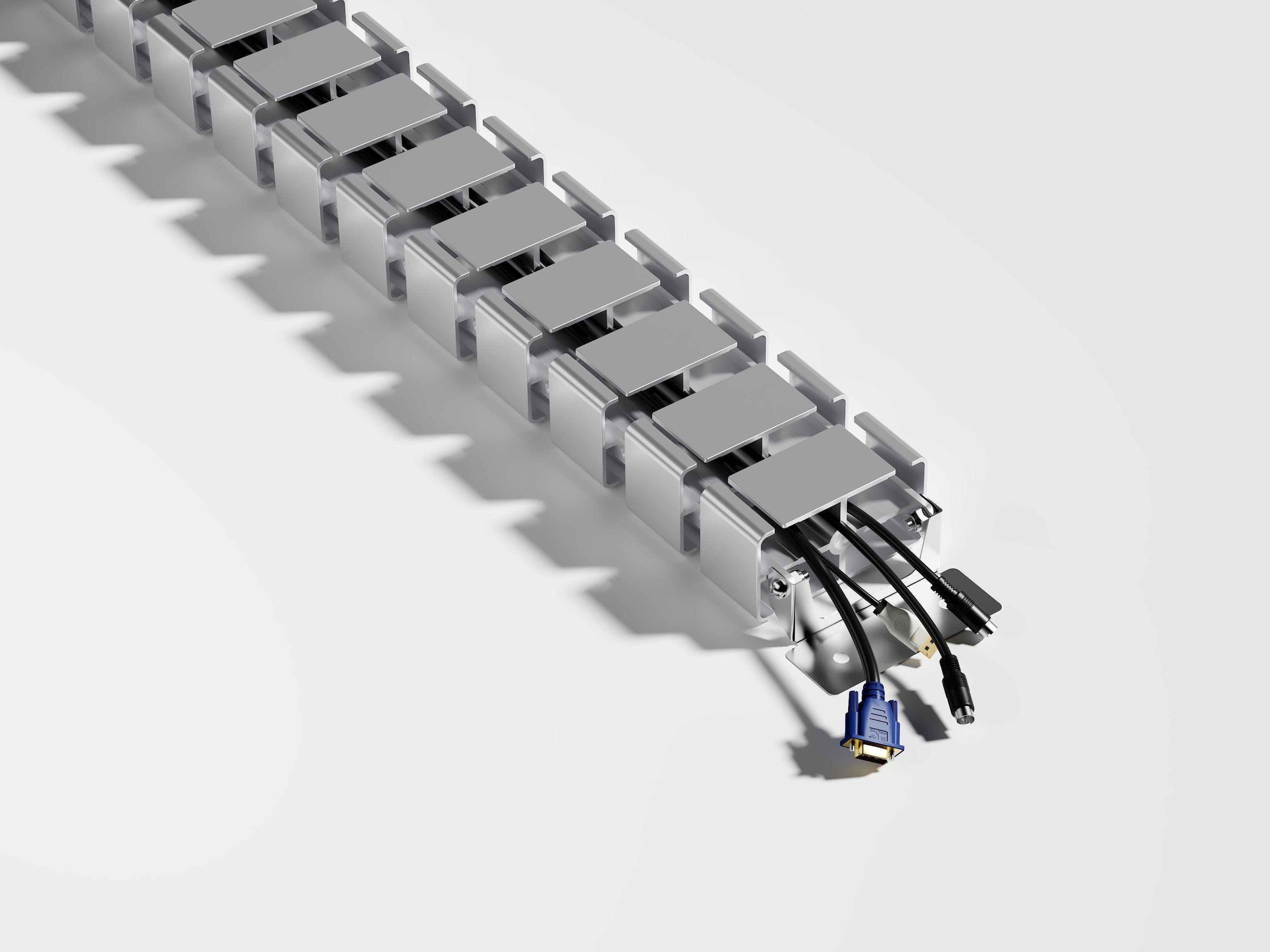 EAN 4015867231715 - Equip 650860 organizador de cables Escritorio Pasacables Gris 1 pieza(s) imagen 3