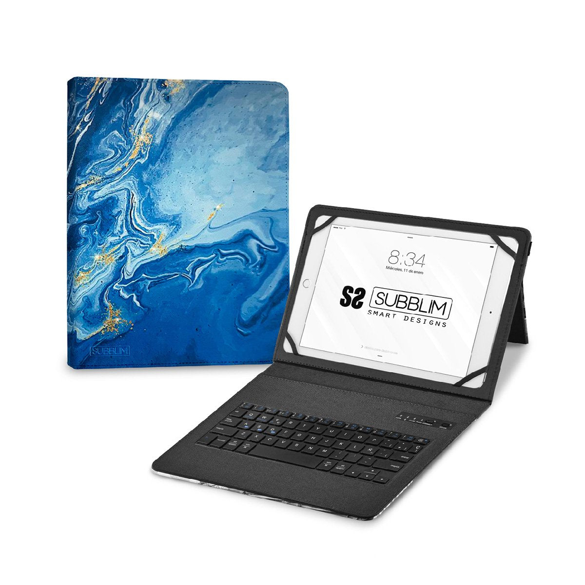 EAN 8436586742416 - SUBBLIM SUBKT5-BTTB01 teclado para móvil QWERTY Español Bluetooth Multicolor imagen 1
