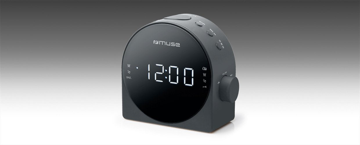 Radio Reloj Despertador Dual Muse Pll M-185cr Entrada Aux,