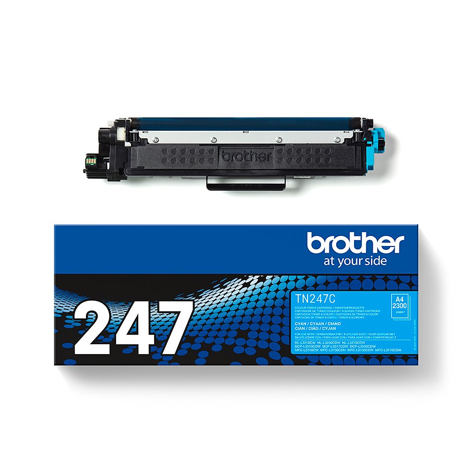 EAN 4977766787598 - Brother TN-247C cartucho de tóner 1 pieza(s) Original Cian imagen 3