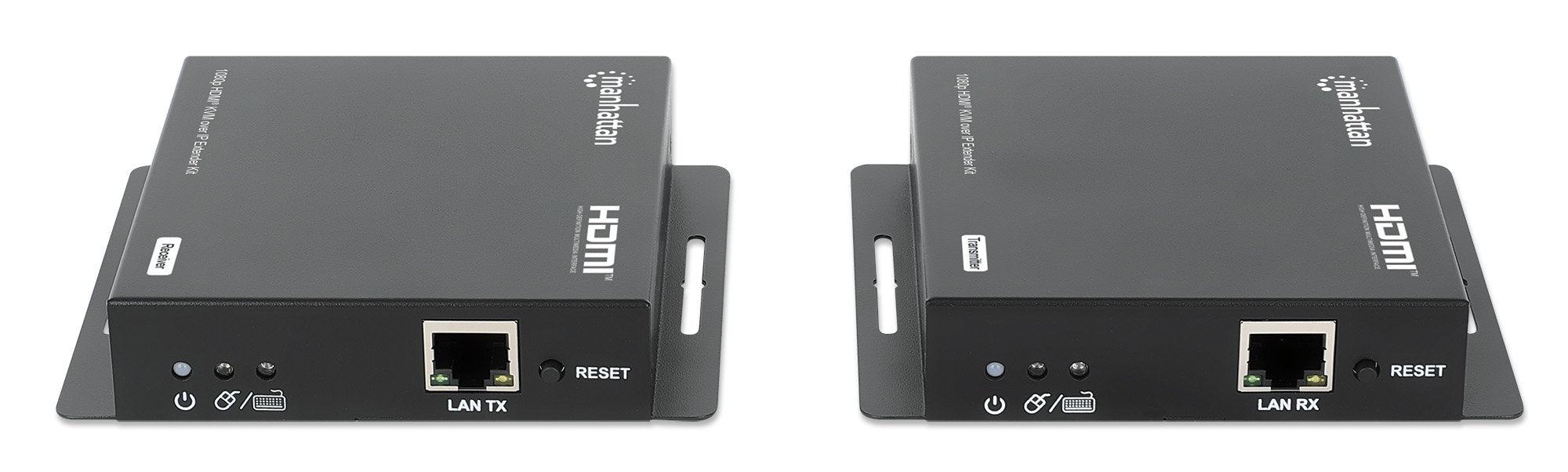Manhattan 1080p Hdmi Kvm Over Ip Extender Set 1 Bis Zu 120m