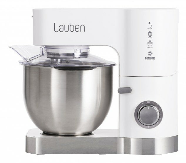 Robot Lauben Lbnkm1200wt De Cocina 1200 W 5,5 L Acero Inoxidable, Blanco