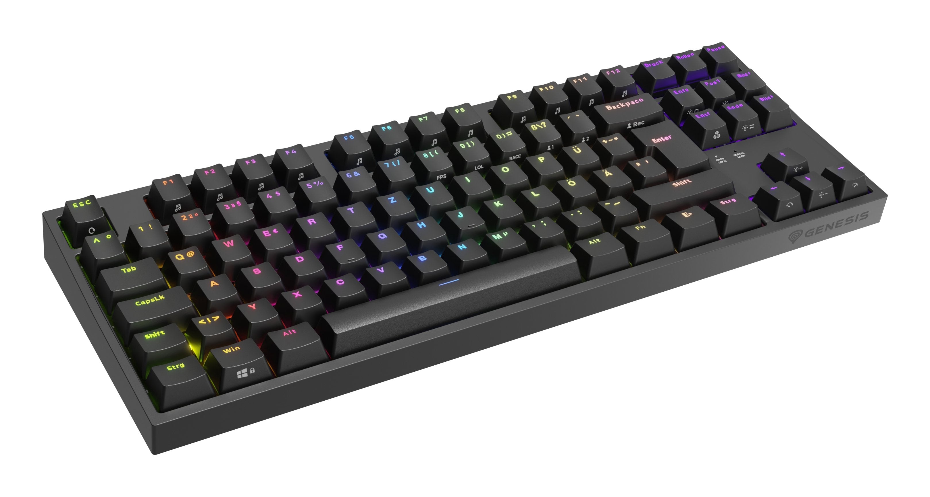 Genesis Gaming Tastatur Thor 404 Tkl Kaihl Cablegeb. (De)