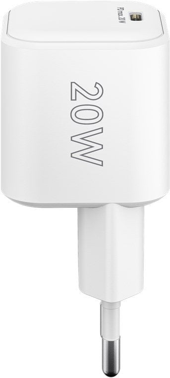 Cargador Rápido Goobay 20w Usb-C Pd Gan (Blanco) 76691