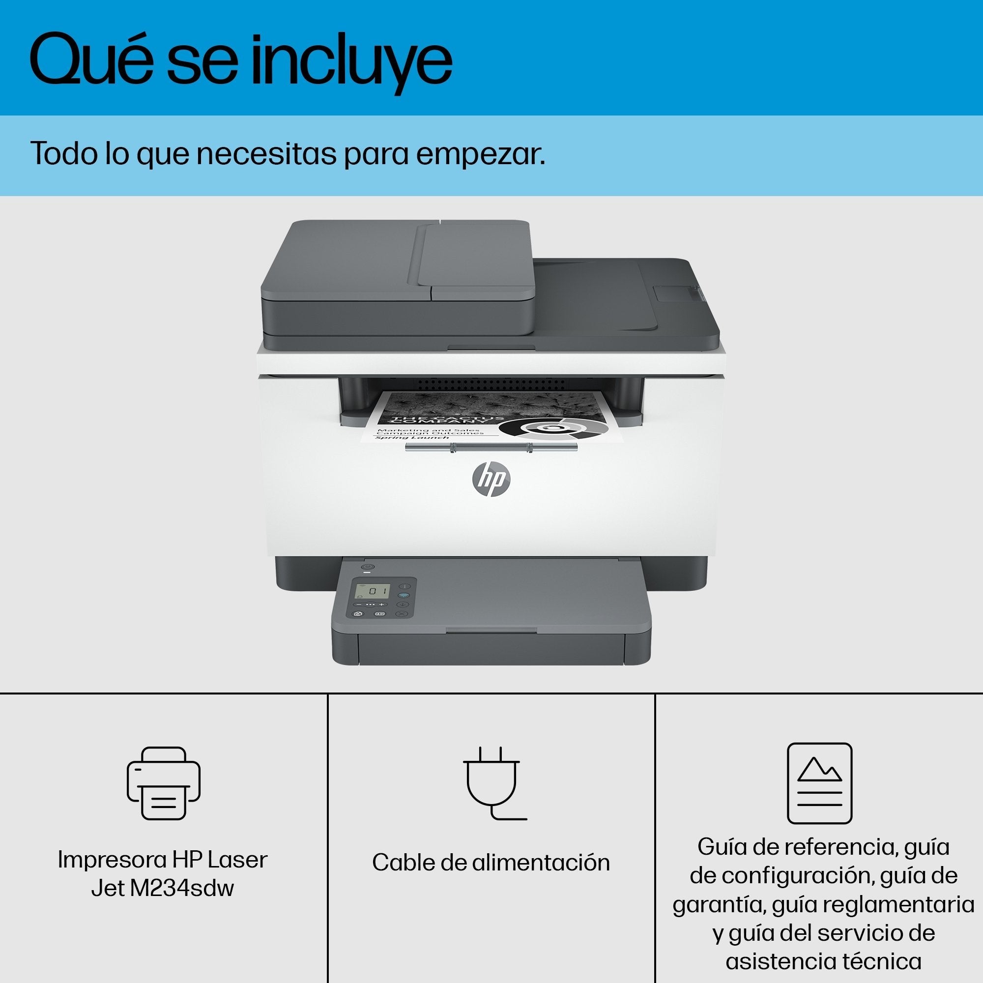 Multifuncion Hp Laserjet Mfp M234sdw Wifi Duplex Monocromo