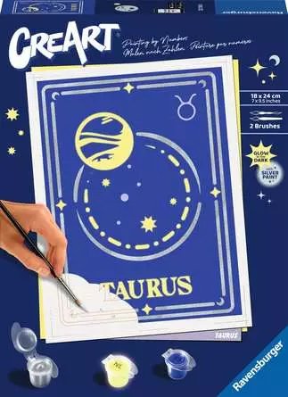 Ravensburger Creart - Signo Del Zodíaco Tauro, Pintura 23734