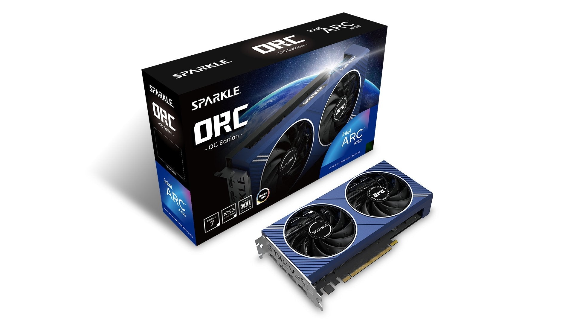 Sparkle Intel A750 Orc Oc Dual Fan 8gb Intel Vga Card