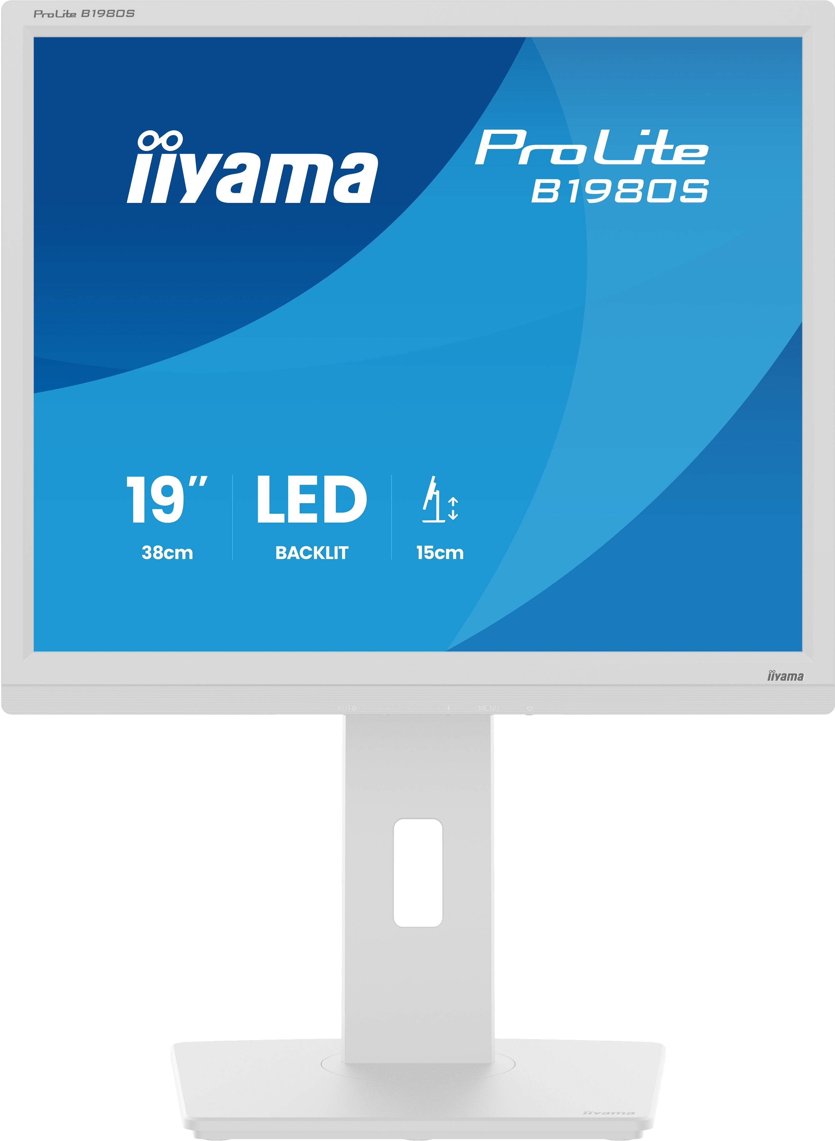 Monitor Iiyama Prolite B1980s-W1 19" 1280 X 1024 Pixeles Svga Led Blanco