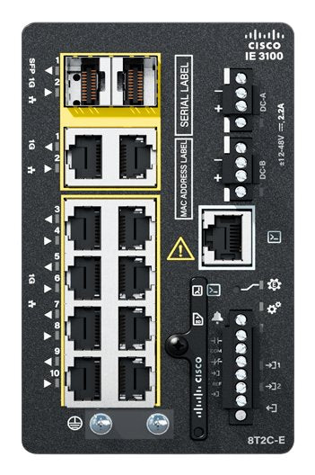 Cisco Catalyst Ie3100 Rugged Series Network Essentials Conmutador Gestionado 8 X 10/100/1000 + 4 X Gigabit Sfp (Enlace Ascendente) Montaje En Riel Din
