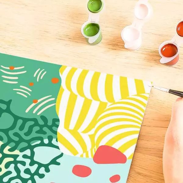 Ravensburger Creart - Vibras Orgánicas, Pintura 23637