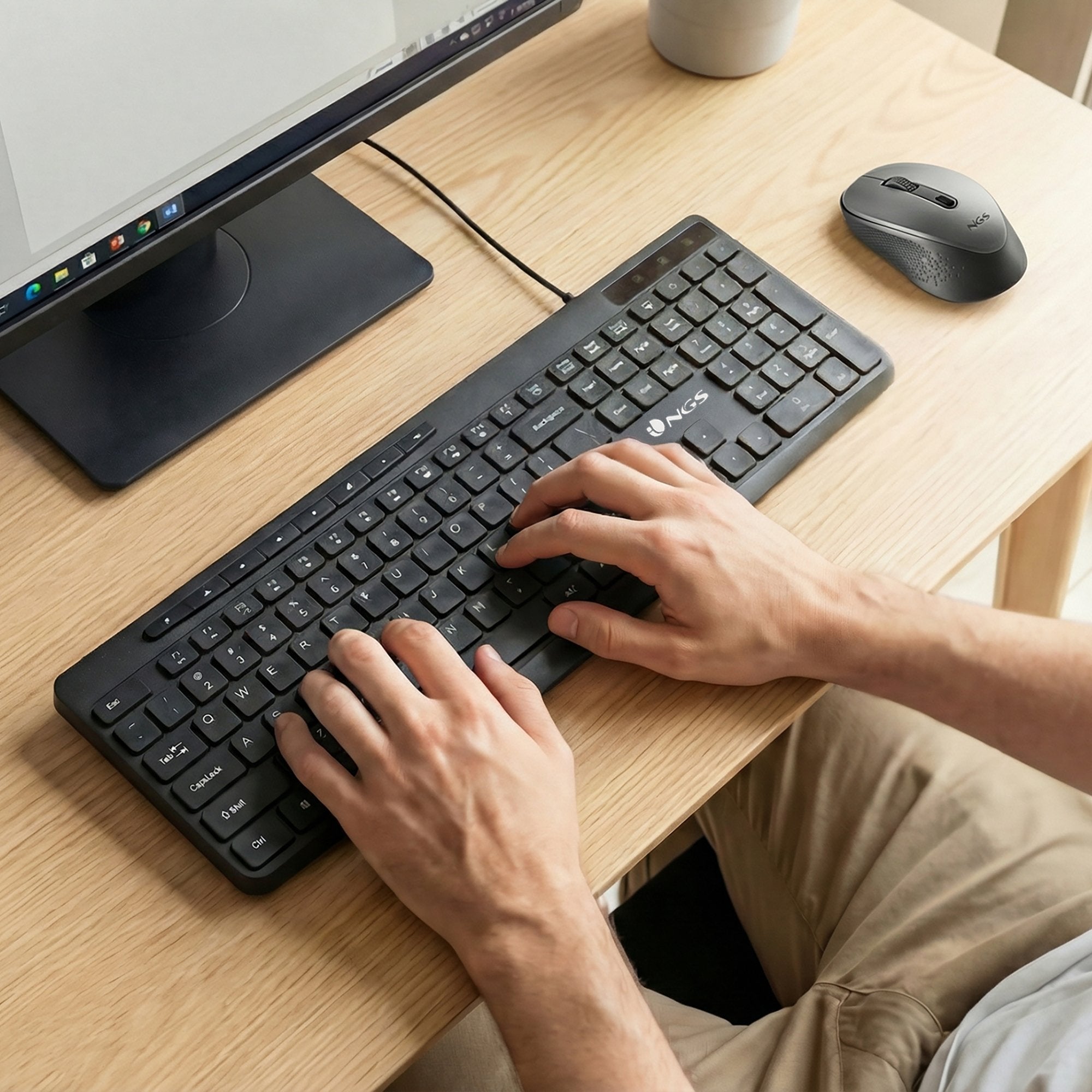 EAN 8435430625707 - NGS SPECTRA (QUERTY, ES) teclado Hogar / Oficina USB QWERTY Español Negro imagen 6