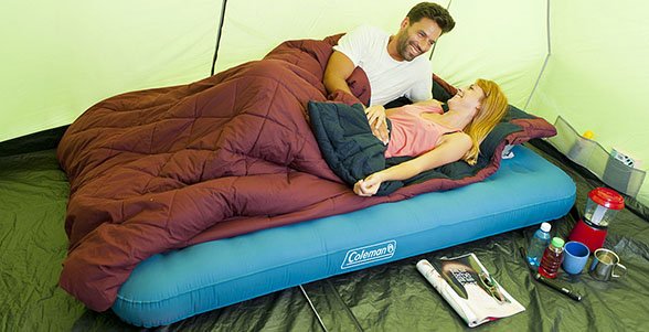 Colchón Coleman 2000031638 Hinchable Doble Azul