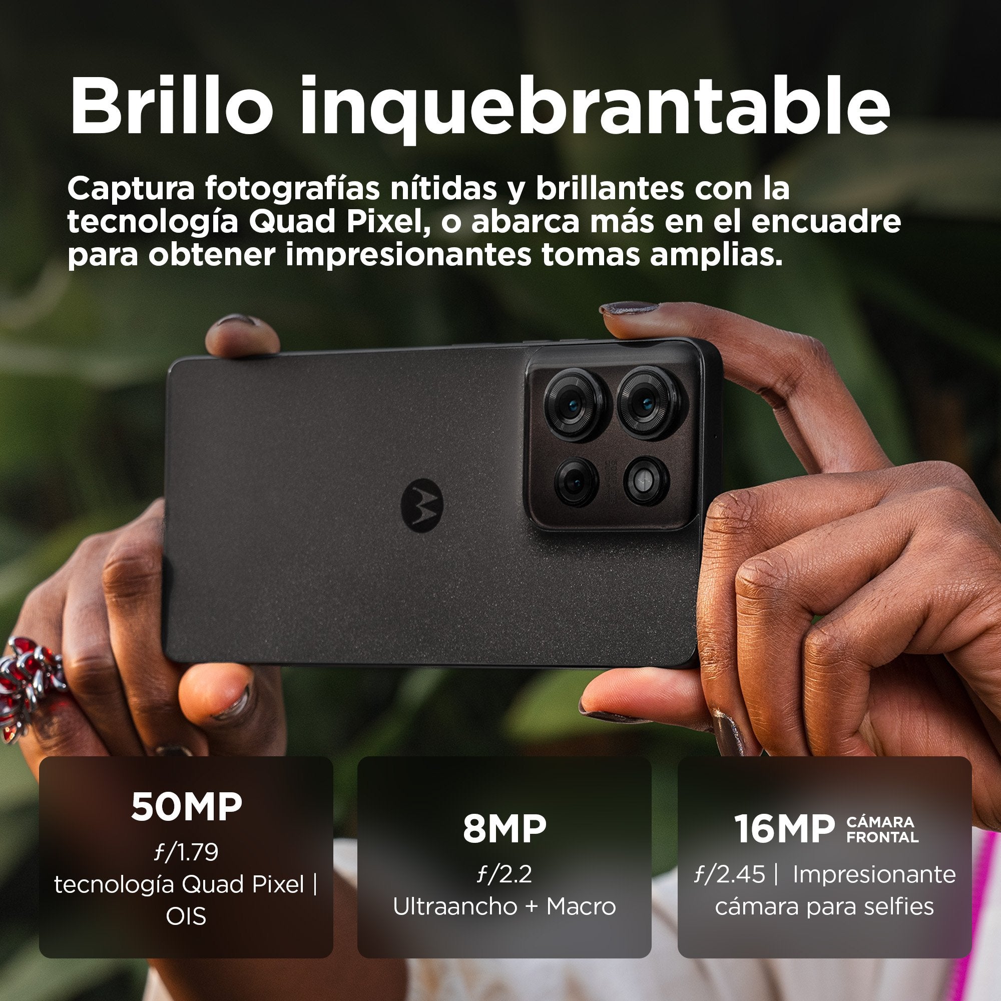 Smartphone Motorola Moto G75 5g (6.78") Sim Android 14 Usb Tipo C 8 Gb 256 Gb 5000 Mah Gris