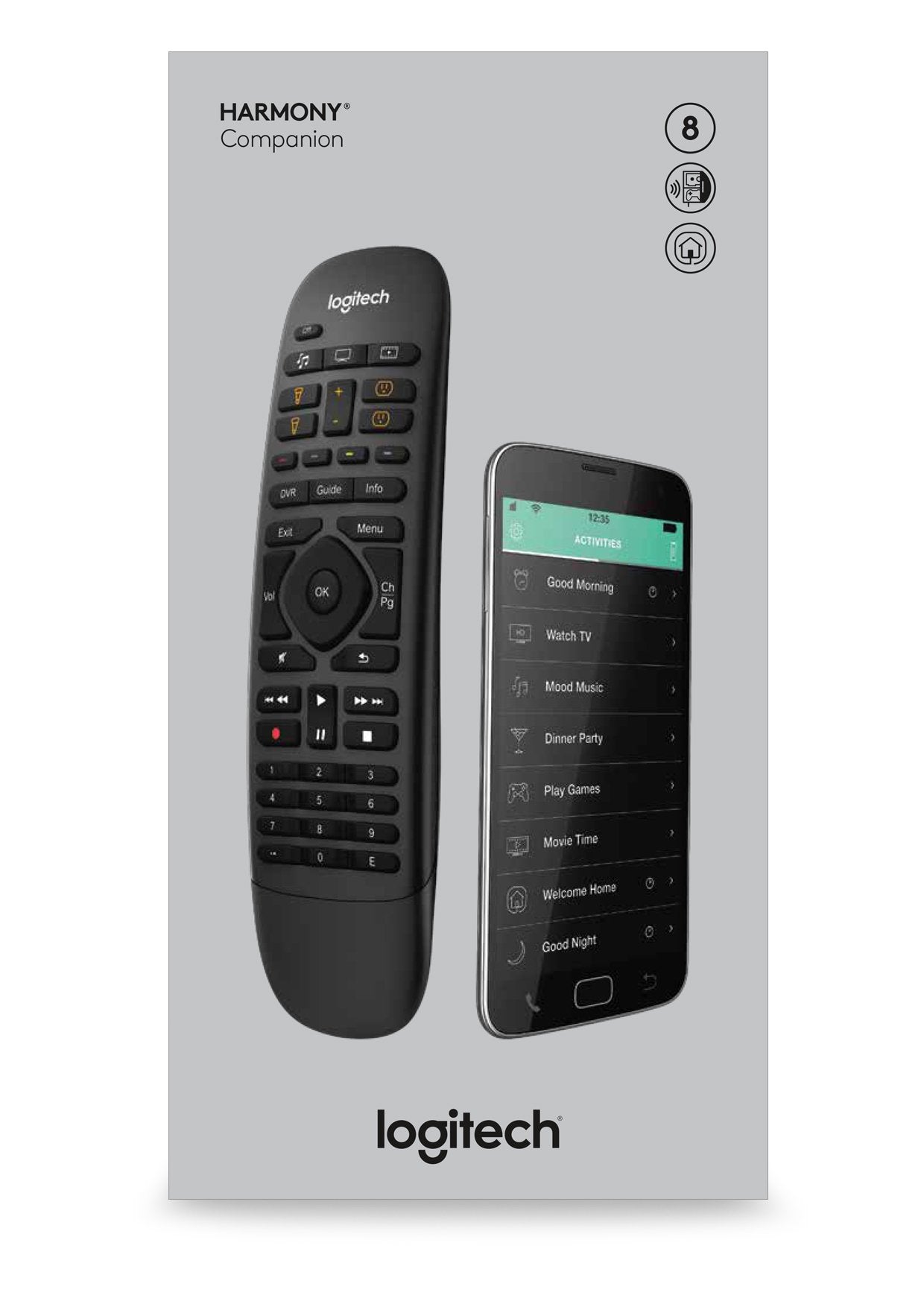 EAN 5099206052901 - Logitech Harmony® Companion mando a distancia IR inalámbrico/Wifi Audio, DVR, Consola de juegos, Sistema imagen 3