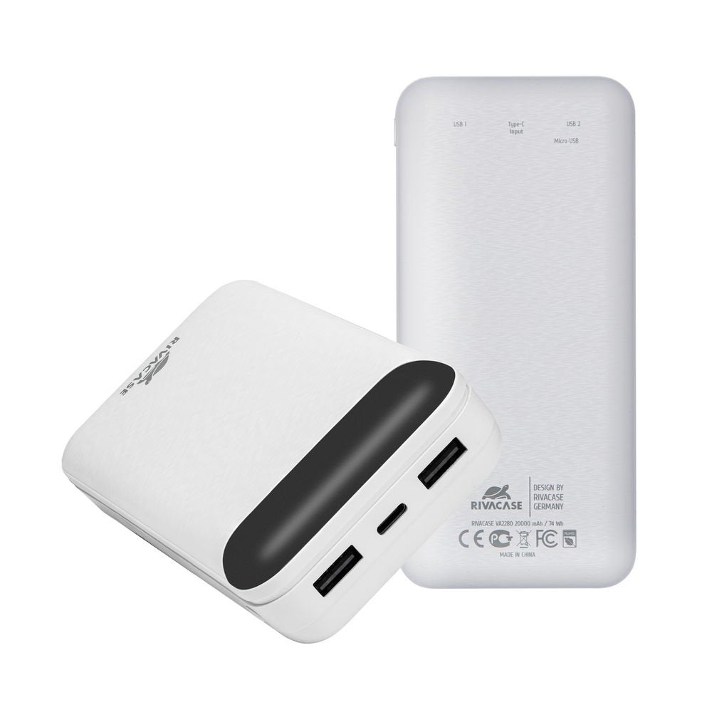 Powerbank Rivacase Va2280 20000mah Usb Tipo A Usb Tipo C